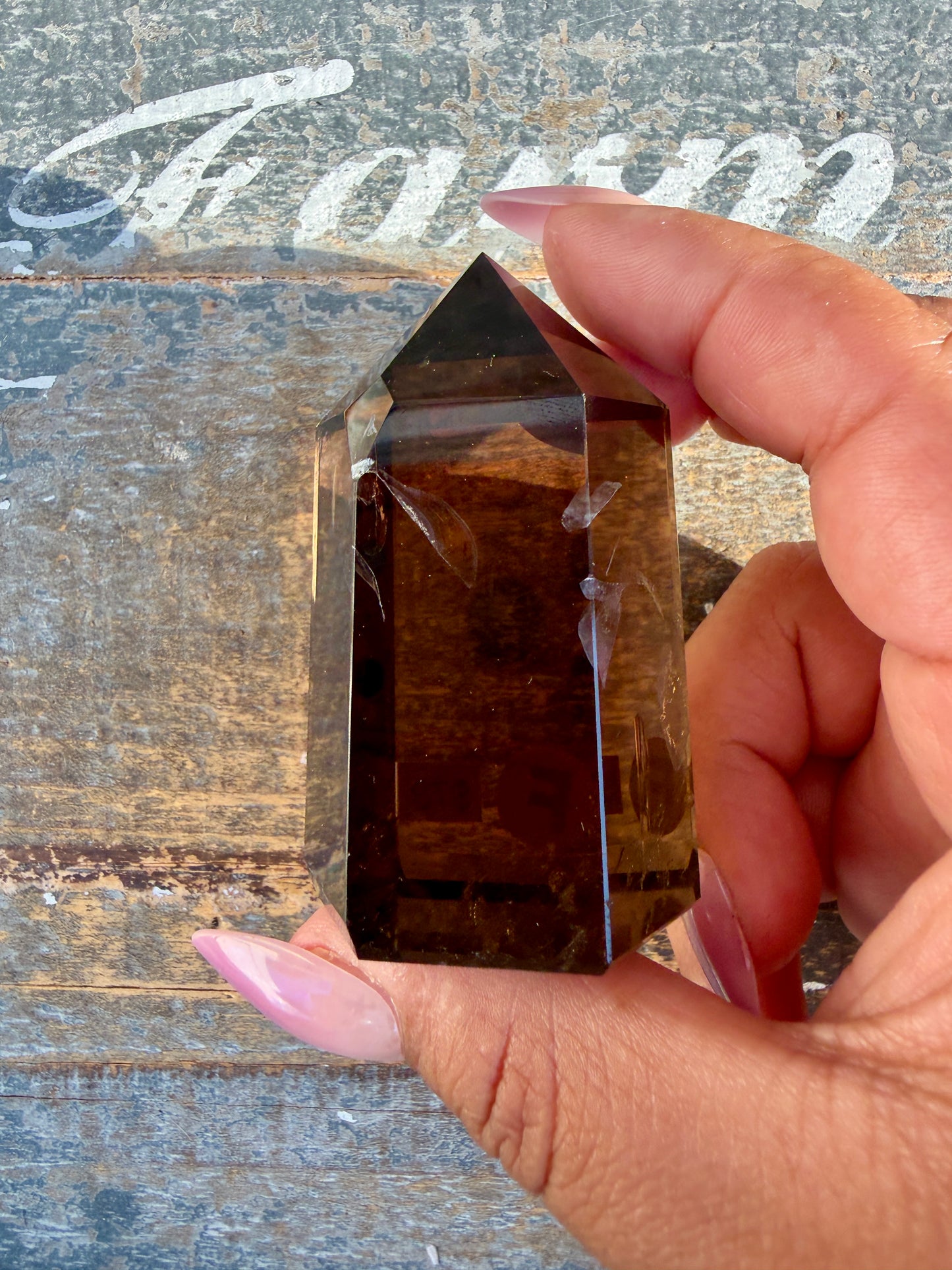 Super Clear Dark Smokey Quartz Tower | Brazil | Opt F