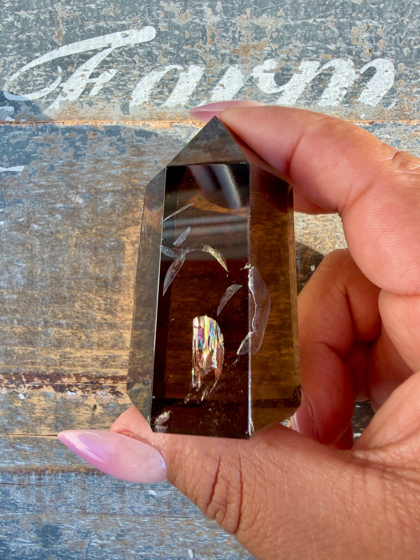 Super Clear Dark Smokey Quartz Tower | Brazil | Opt F