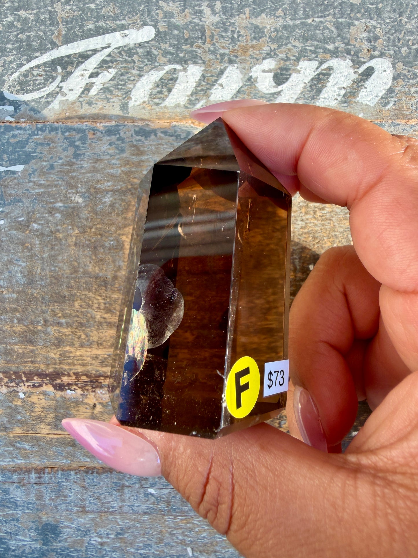 Super Clear Dark Smokey Quartz Tower | Brazil | Opt F