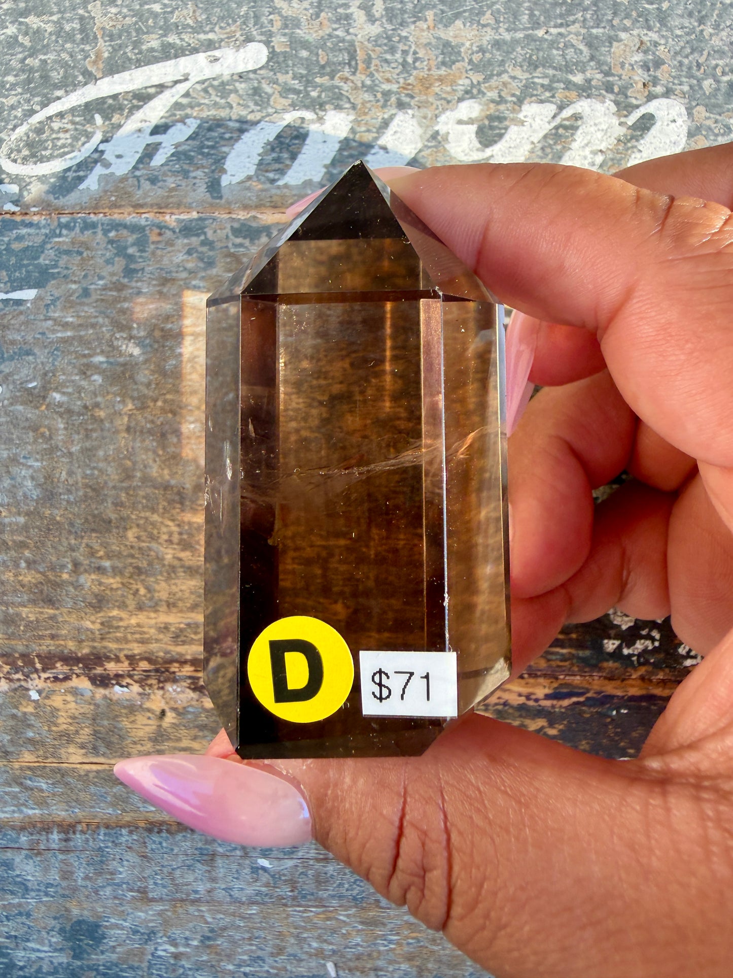 Super Clear Dark Smokey Quartz Tower | Brazil | Opt D