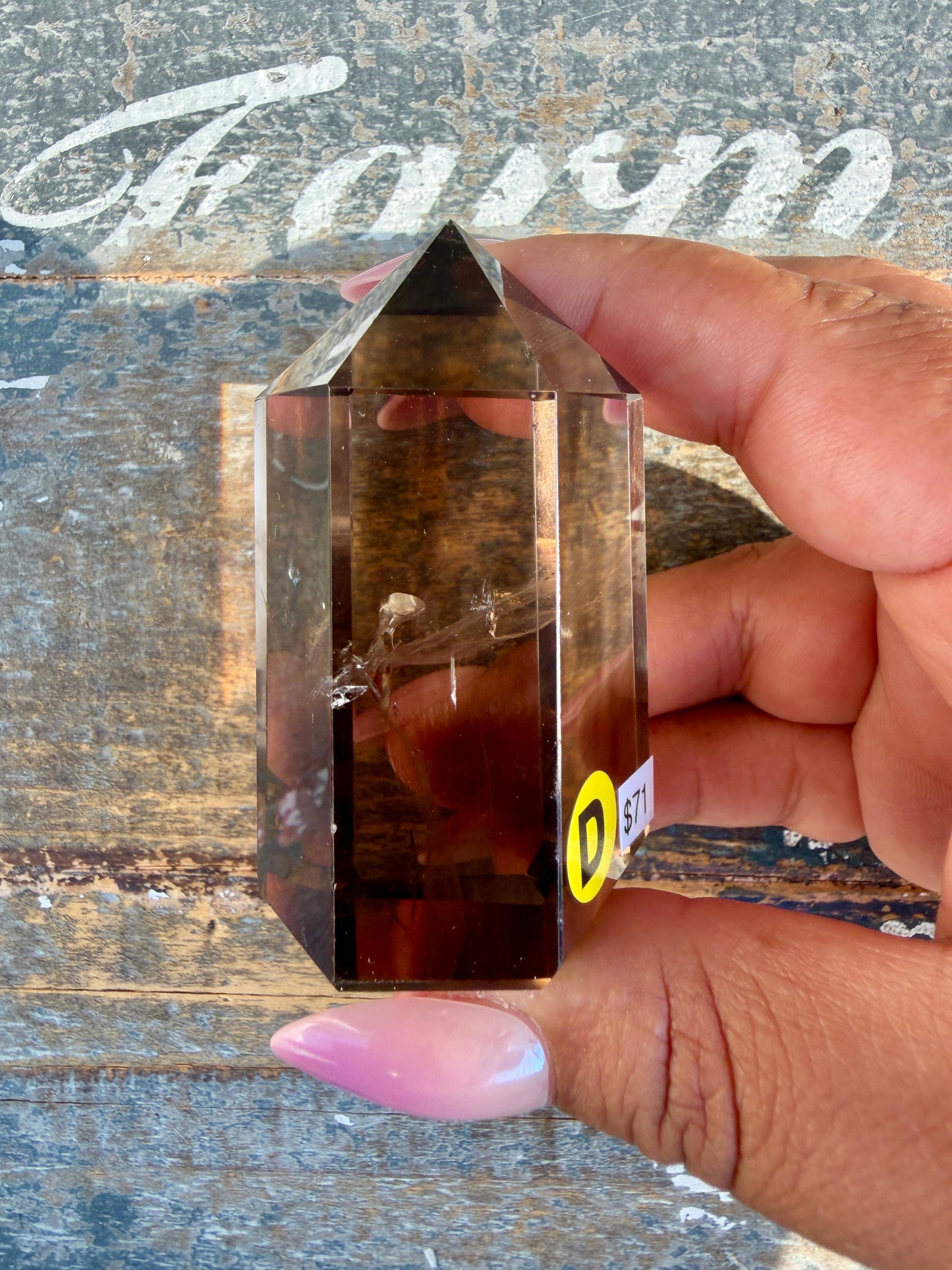 Super Clear Dark Smokey Quartz Tower | Brazil | Opt D