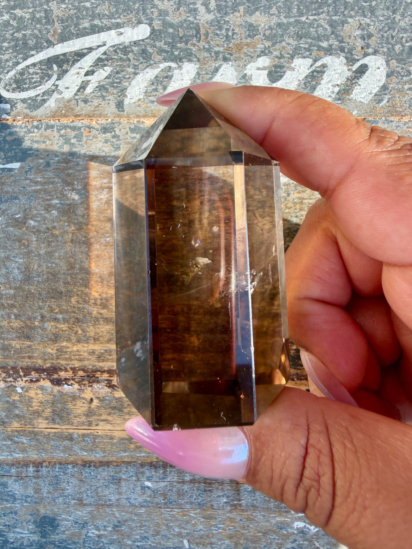 Super Clear Dark Smokey Quartz Tower | Brazil | Opt D