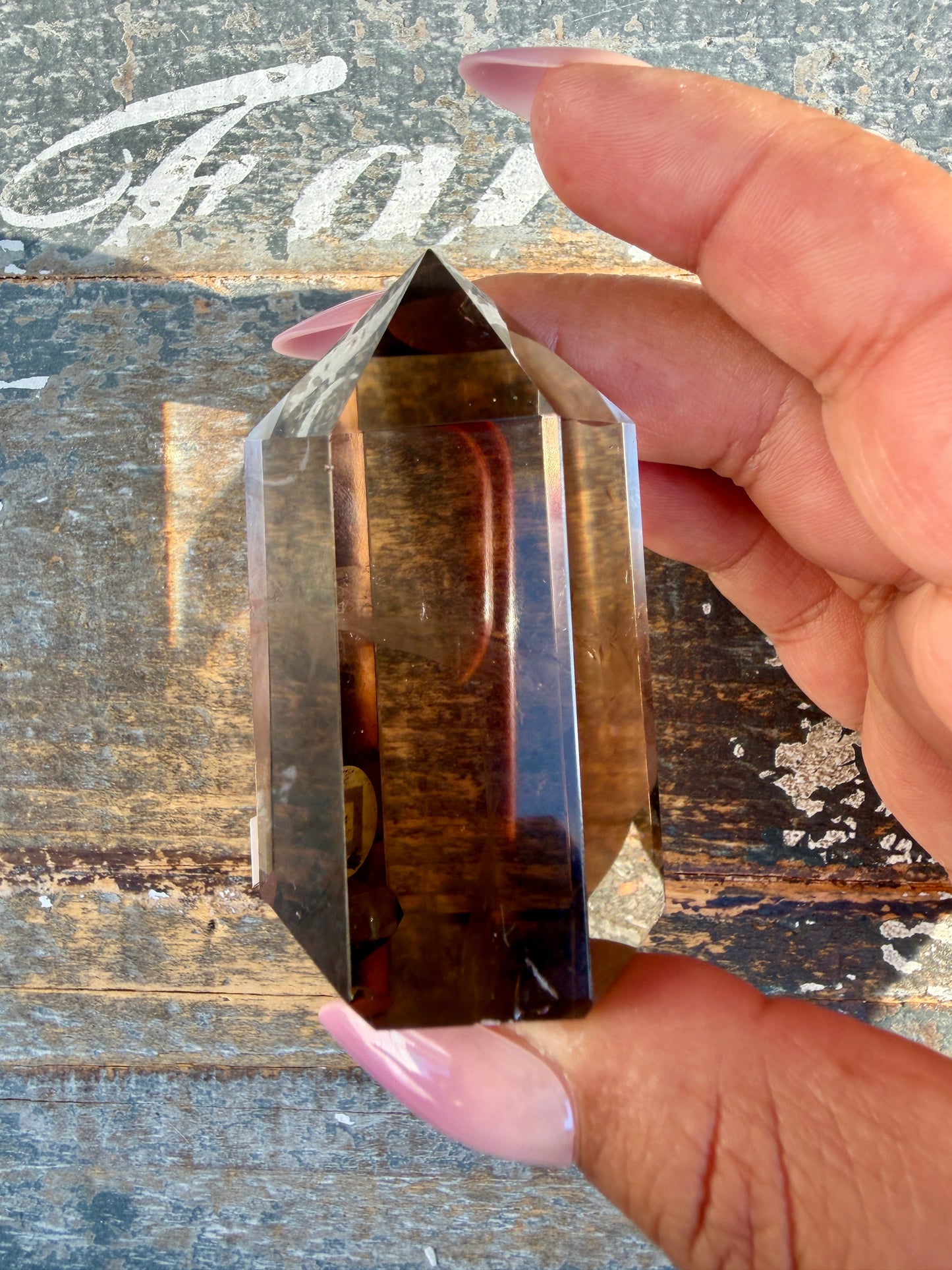 Super Clear Dark Smokey Quartz Tower | Brazil | Opt D