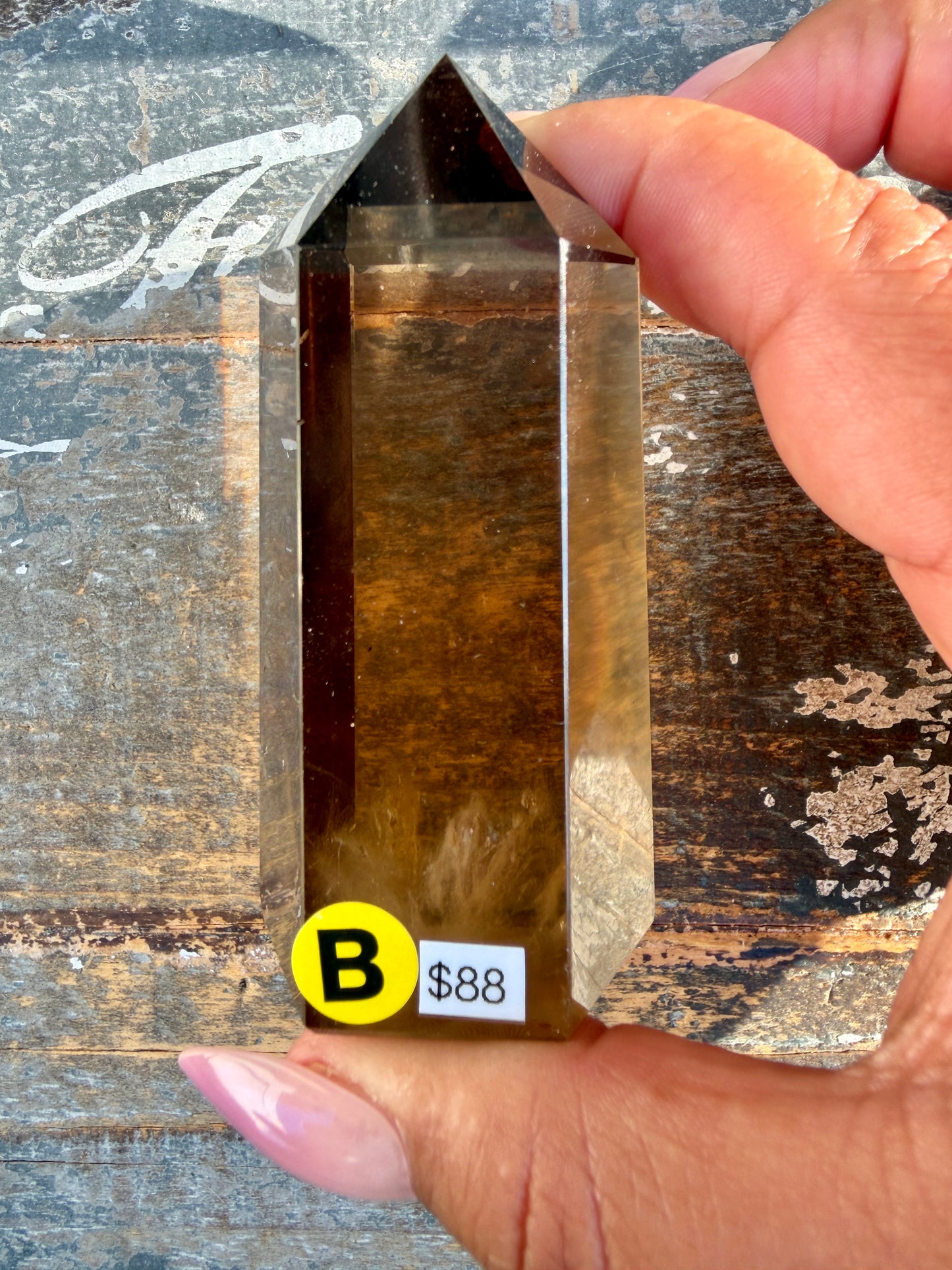 Super Clear Dark Smokey Quartz Tower | Brazil | Opt B