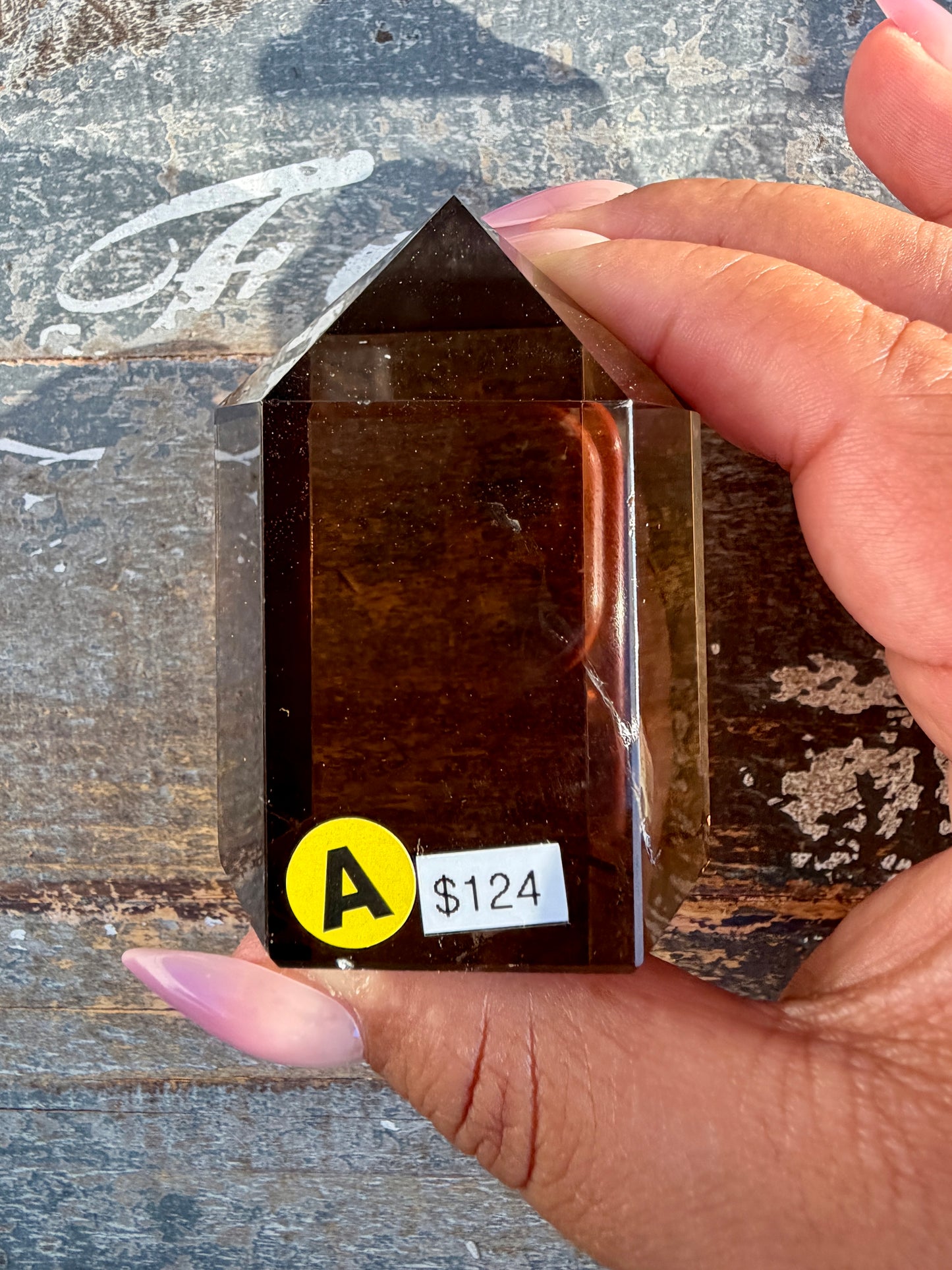 Super Clear Dark Smokey Quartz Tower | Brazil | Opt A