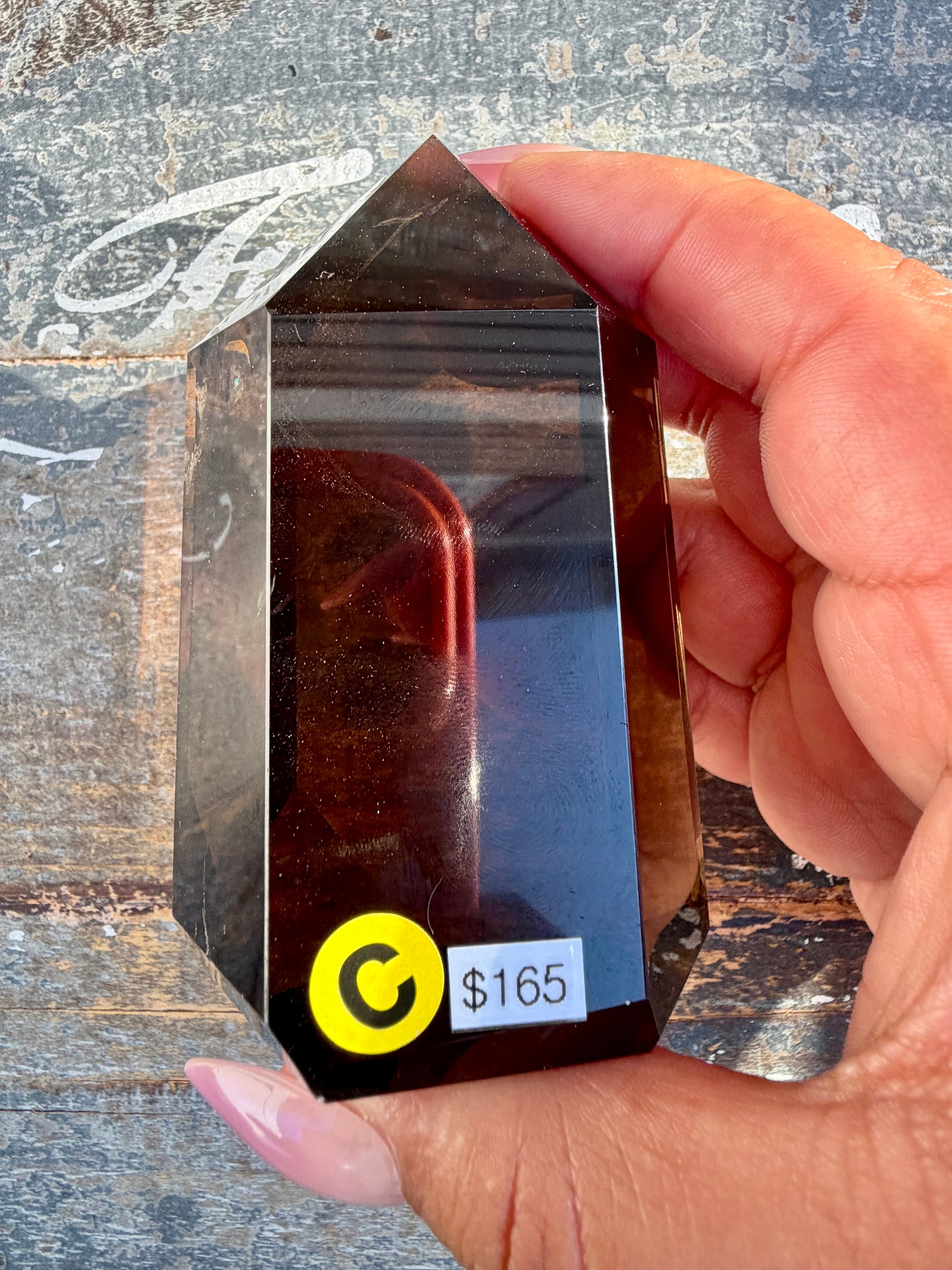 Super Clear Dark Smokey Quartz Tower | Brazil | Opt C