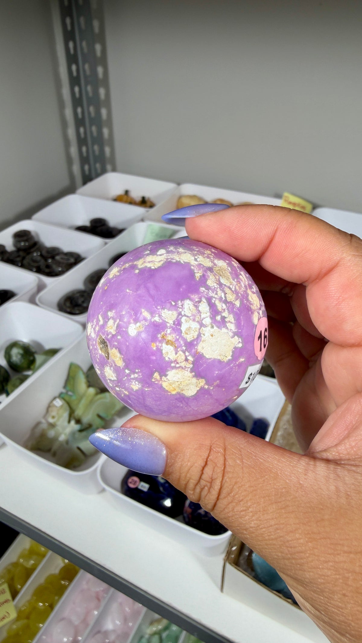 Gorgeous Phosphosiderite Sphere | Peru | Opt 16