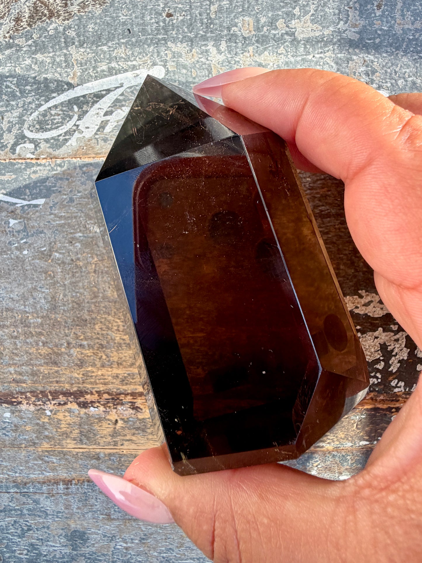 Super Clear Dark Smokey Quartz Tower | Brazil | Opt C