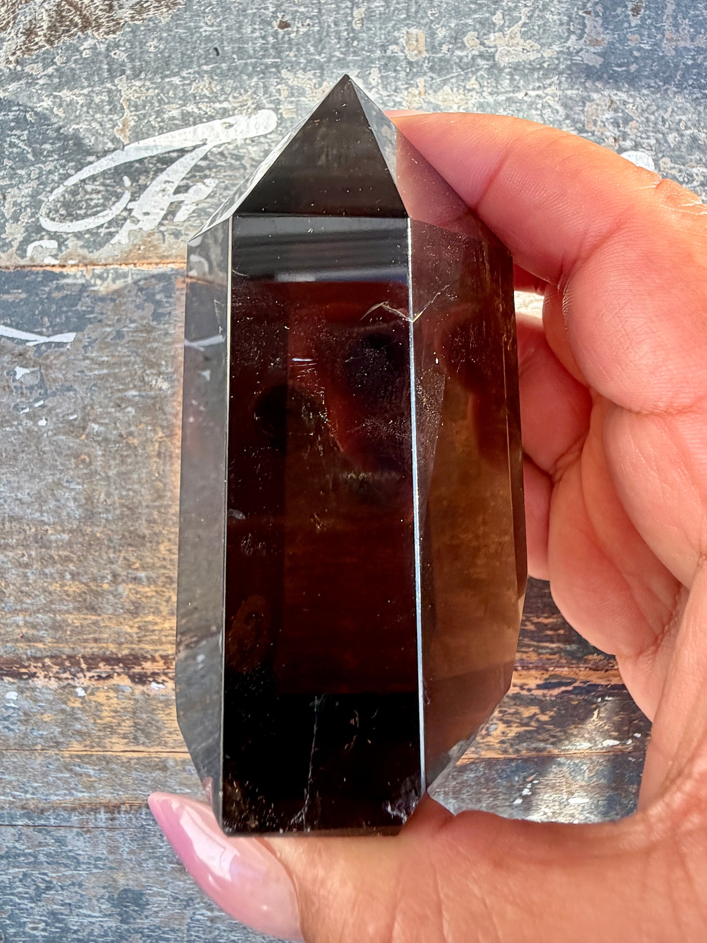 Super Clear Dark Smokey Quartz Tower | Brazil | Opt C