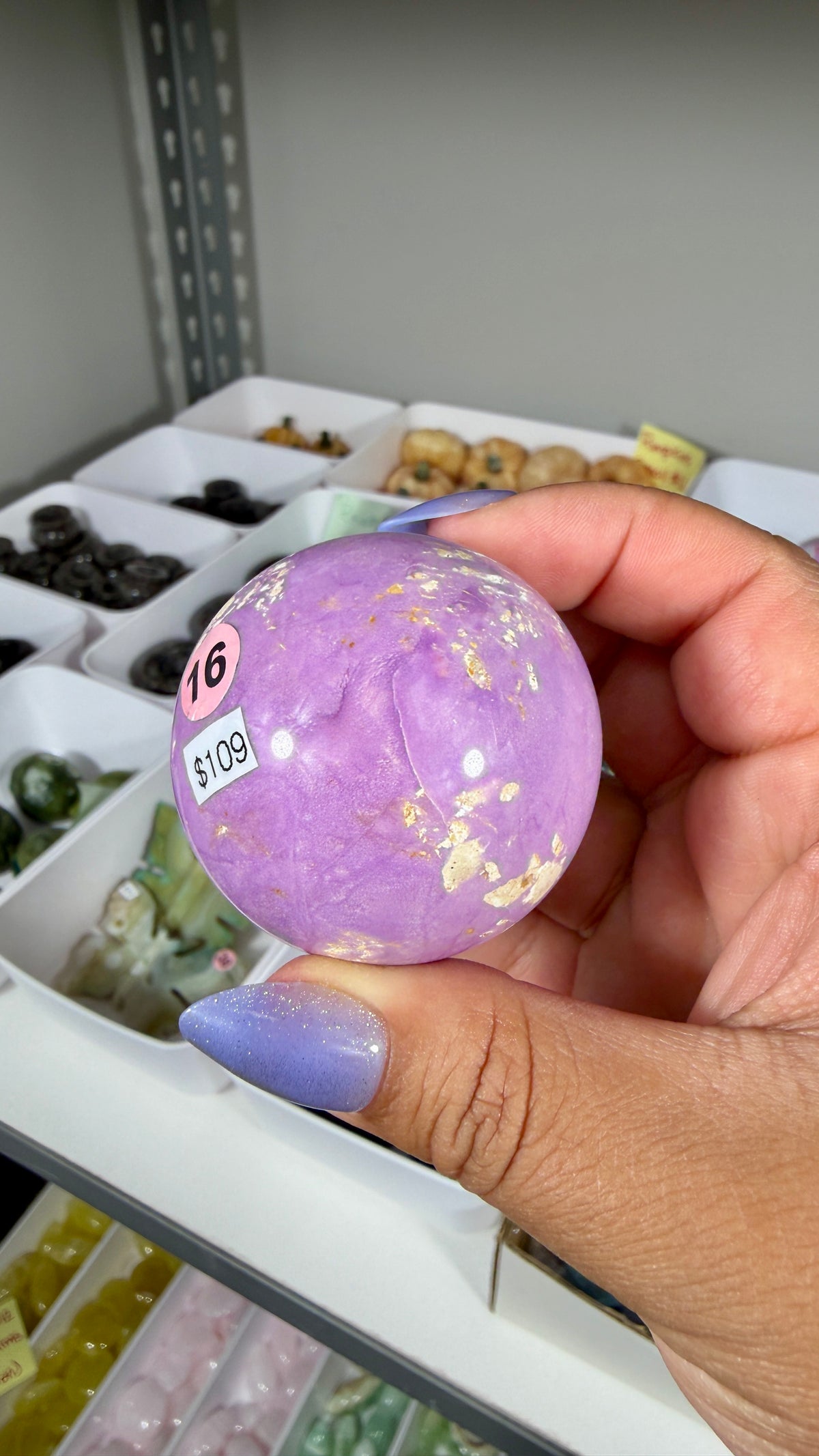 Gorgeous Phosphosiderite Sphere | Peru | Opt 16