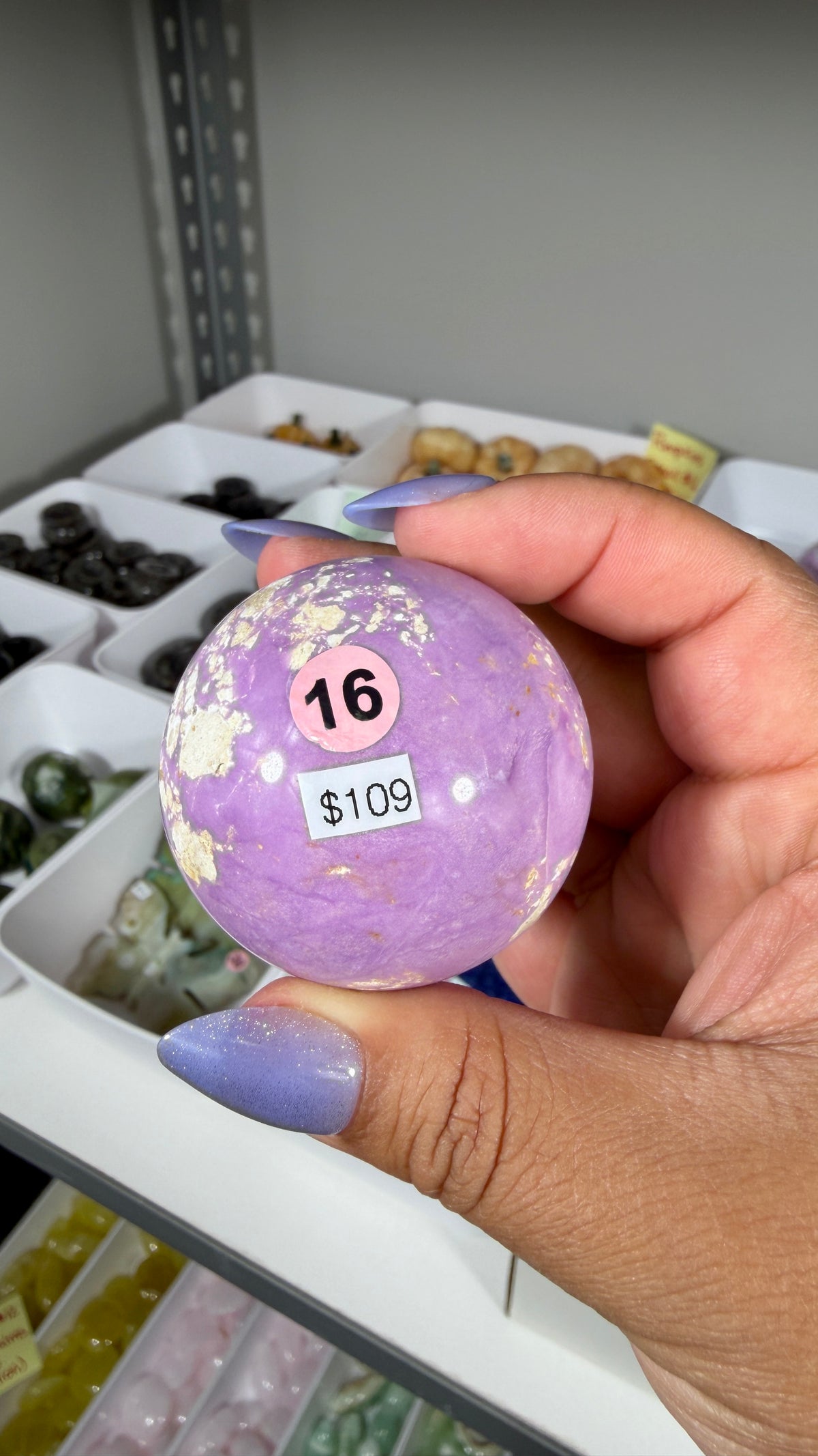 Gorgeous Phosphosiderite Sphere | Peru | Opt 16