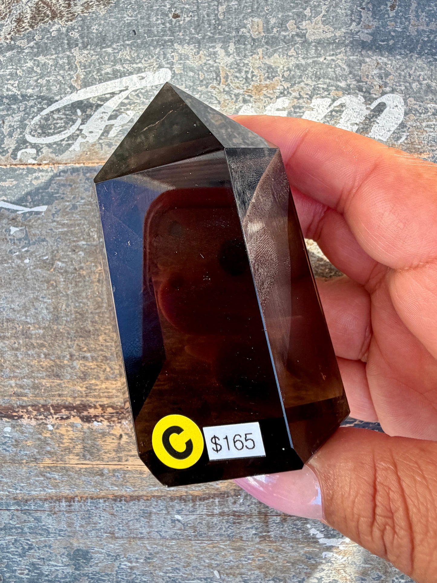 Super Clear Dark Smokey Quartz Tower | Brazil | Opt C