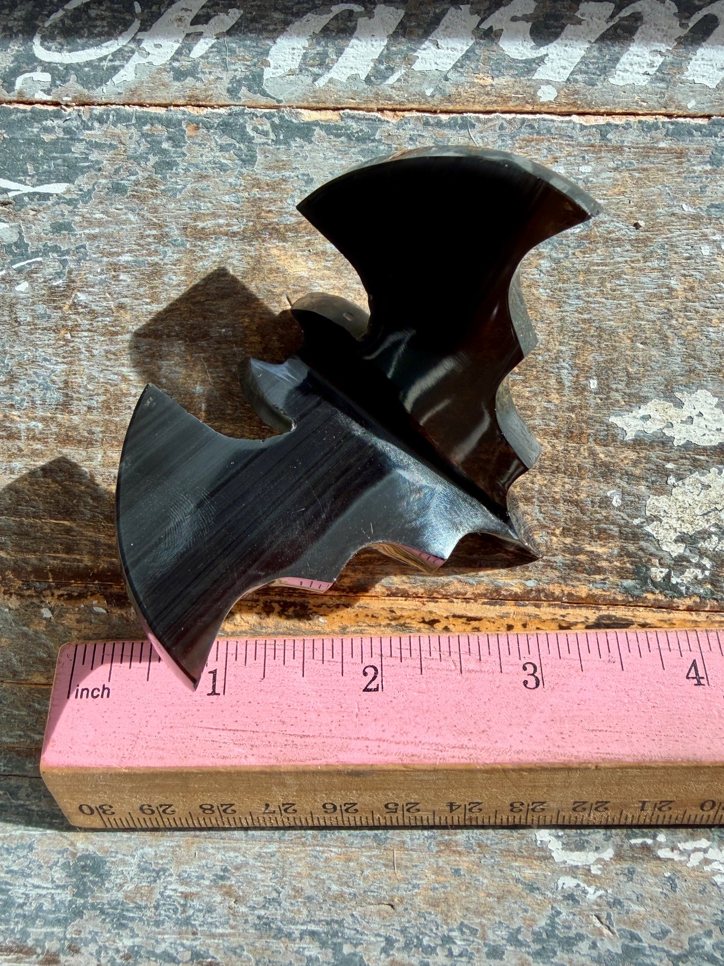 Spooky Midnight Lace Obsidian Bat | Opt J