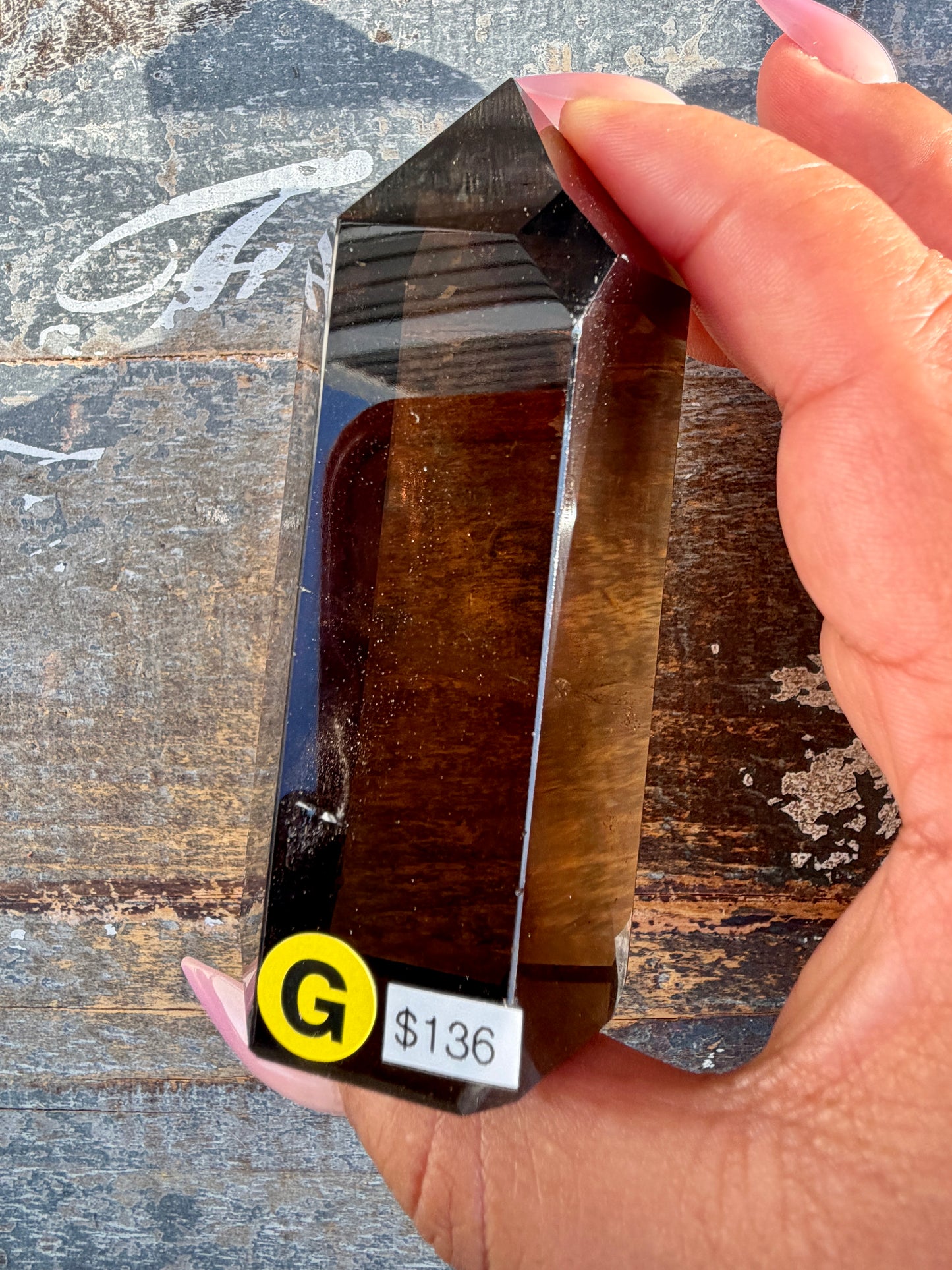 Super Clear Dark Smokey Quartz Tower | Brazil | Opt G