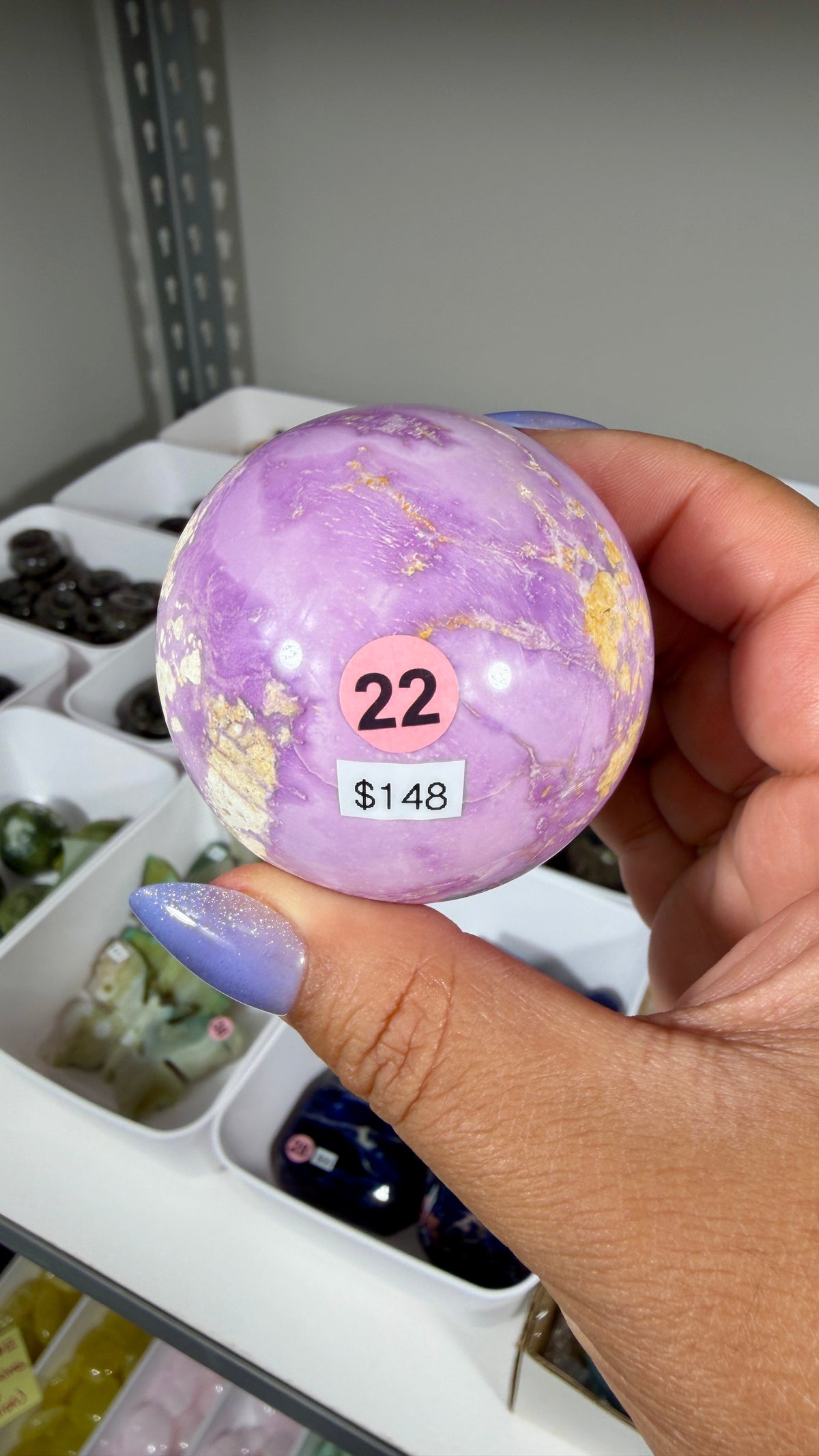 Gorgeous Phosphosiderite Sphere | Peru | Opt 22