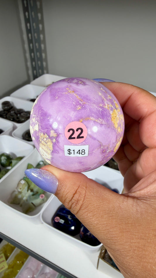 Gorgeous Phosphosiderite Sphere | Peru | Opt 22