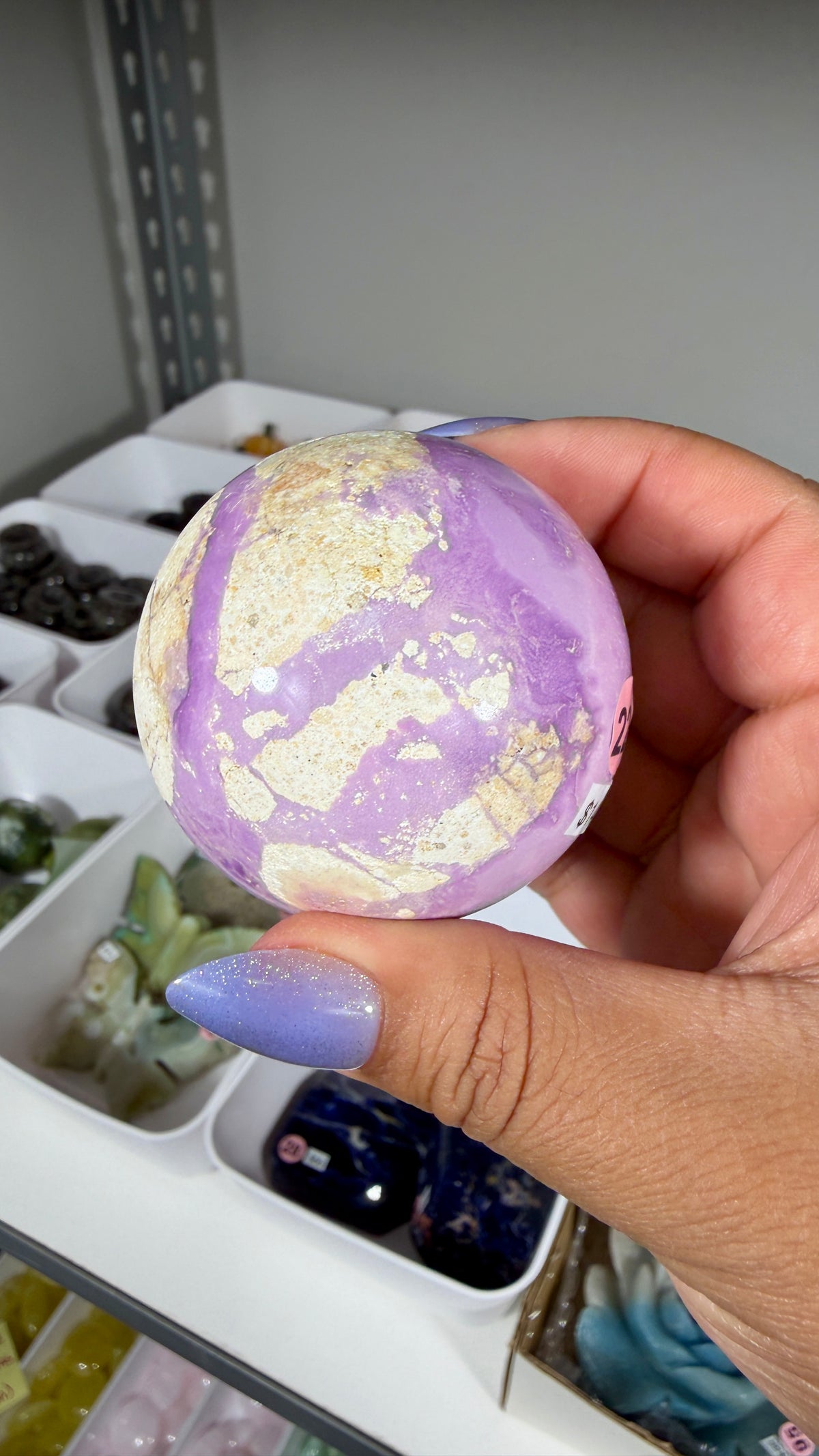Gorgeous Phosphosiderite Sphere | Peru | Opt 22