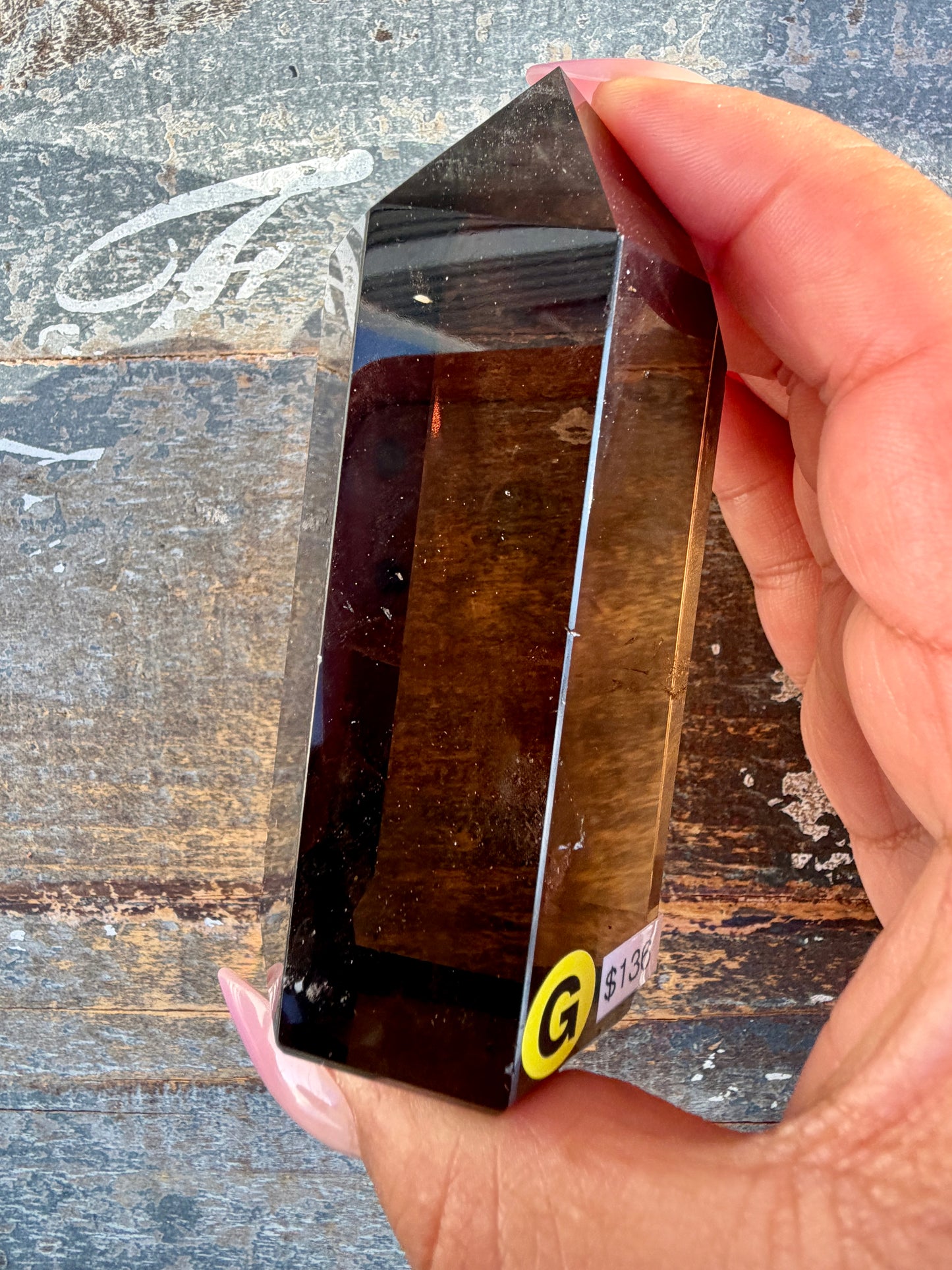 Super Clear Dark Smokey Quartz Tower | Brazil | Opt G