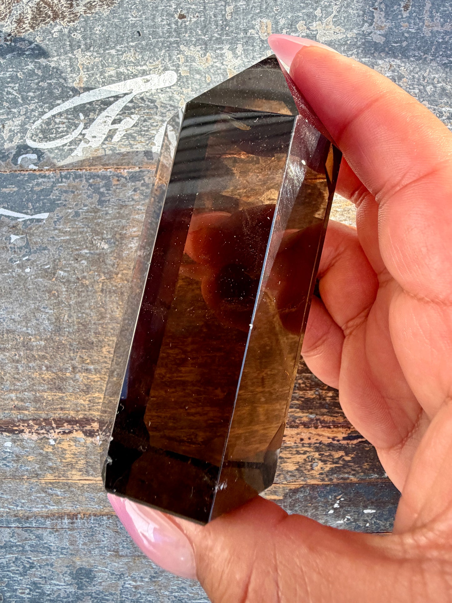 Super Clear Dark Smokey Quartz Tower | Brazil | Opt G