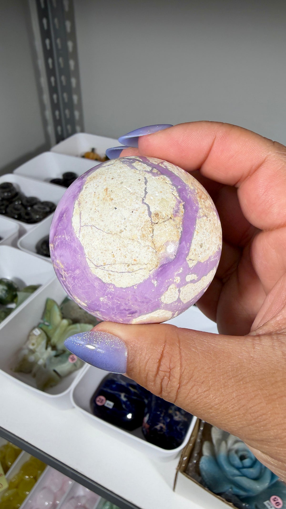 Gorgeous Phosphosiderite Sphere | Peru | Opt 22