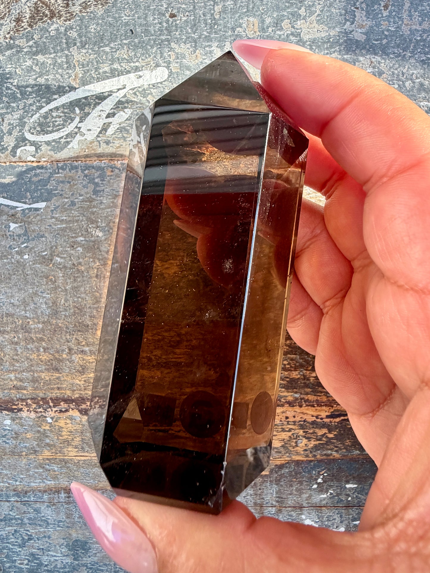 Super Clear Dark Smokey Quartz Tower | Brazil | Opt G