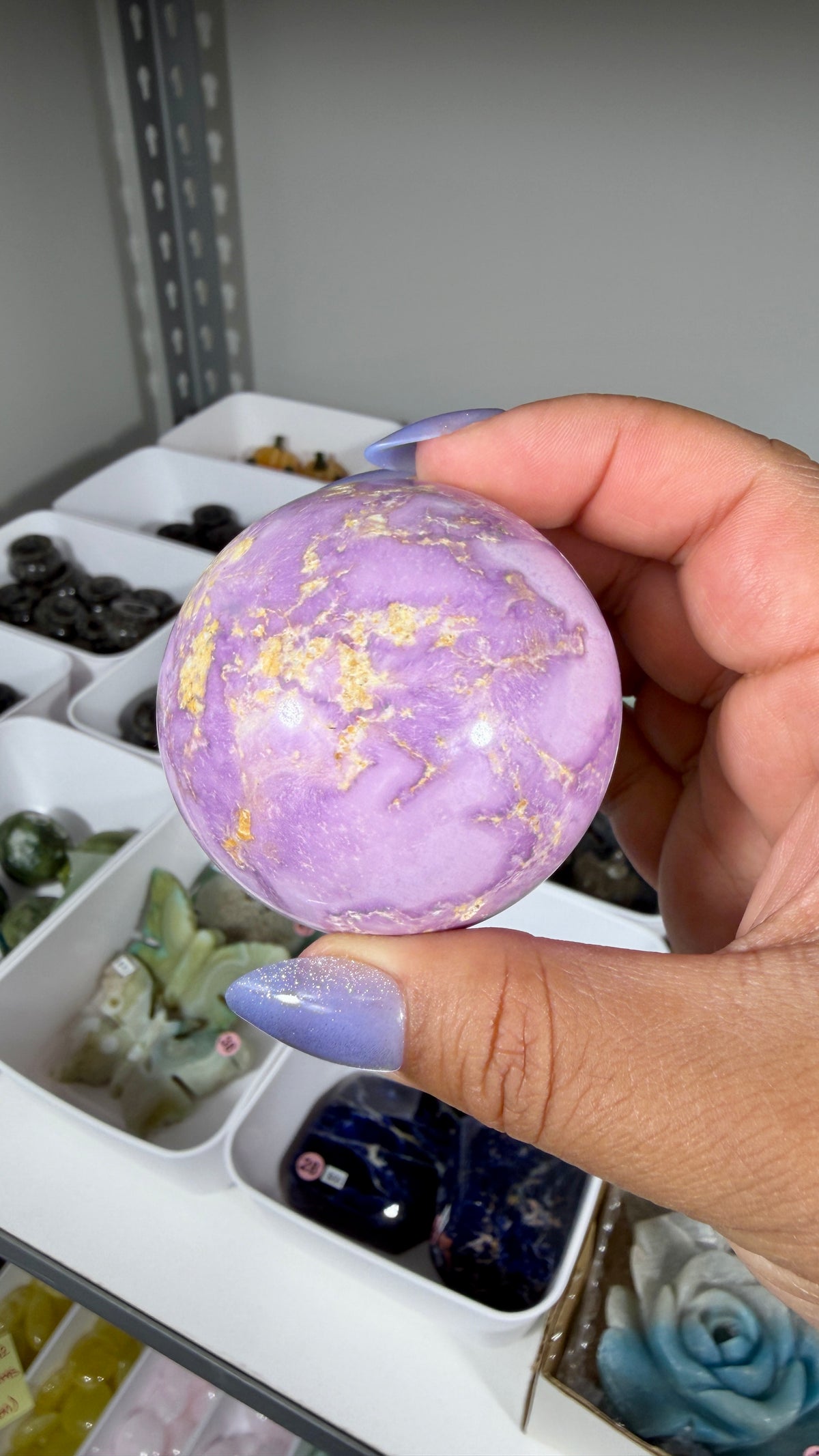 Gorgeous Phosphosiderite Sphere | Peru | Opt 22