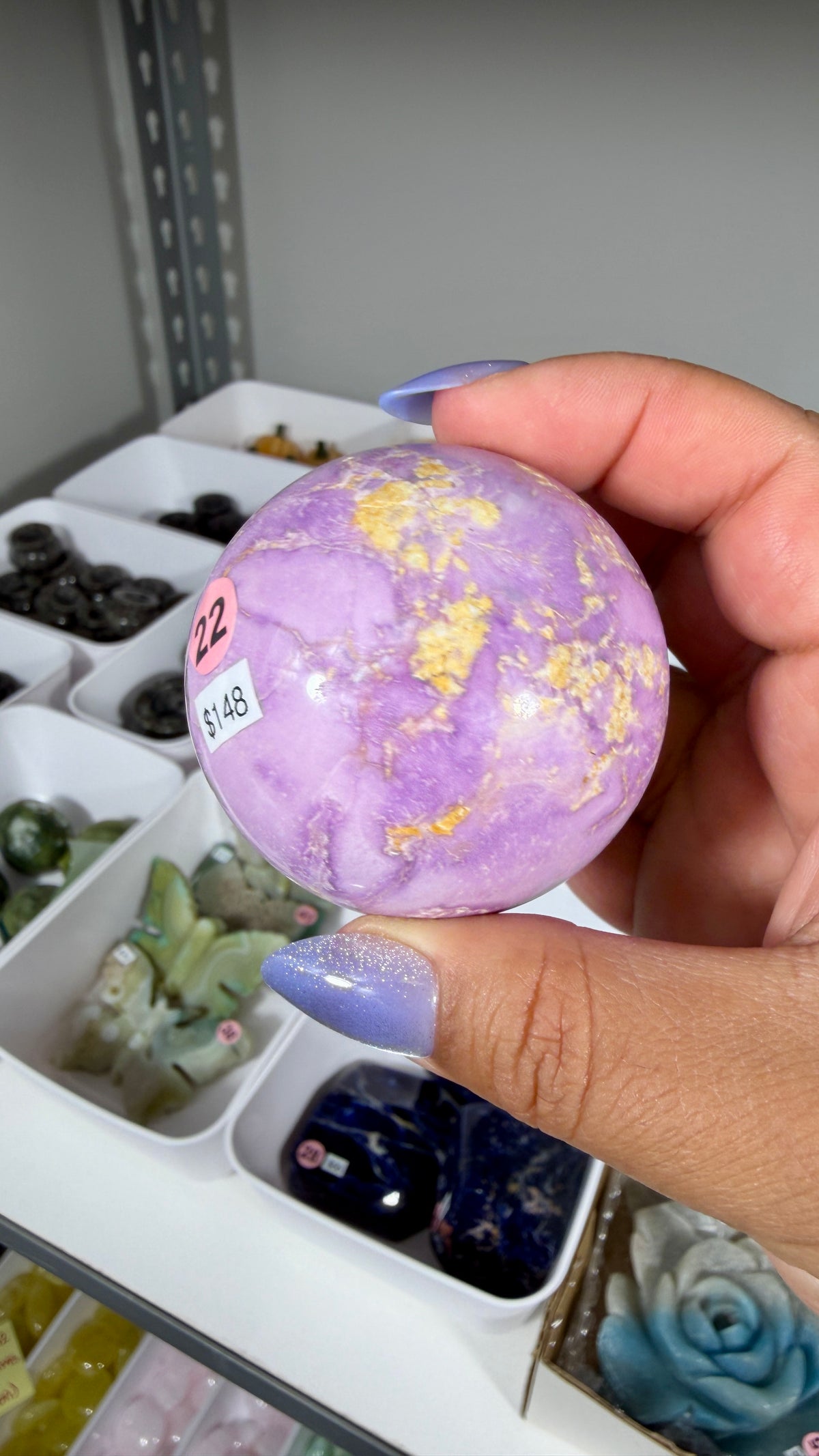 Gorgeous Phosphosiderite Sphere | Peru | Opt 22
