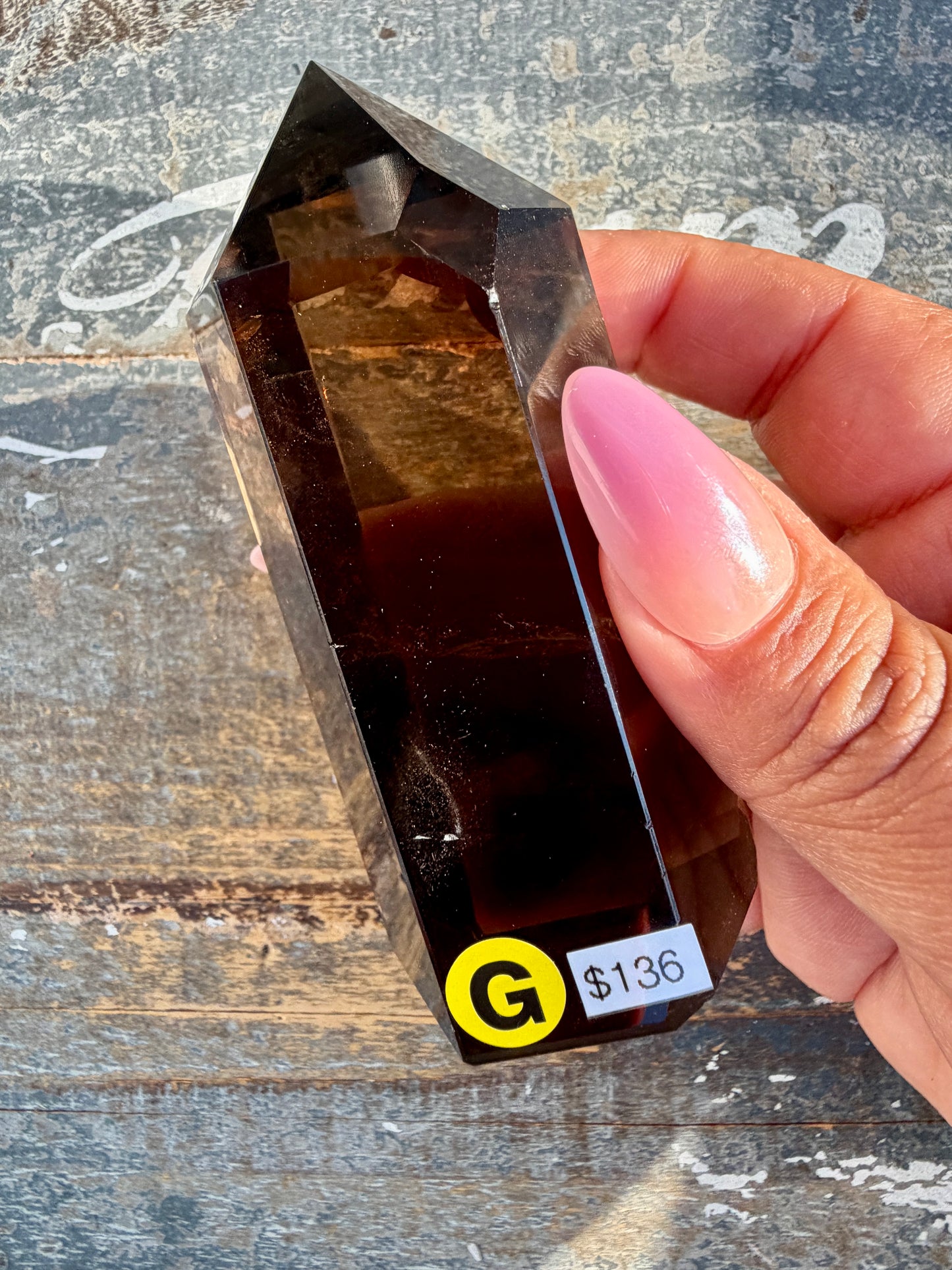 Super Clear Dark Smokey Quartz Tower | Brazil | Opt G