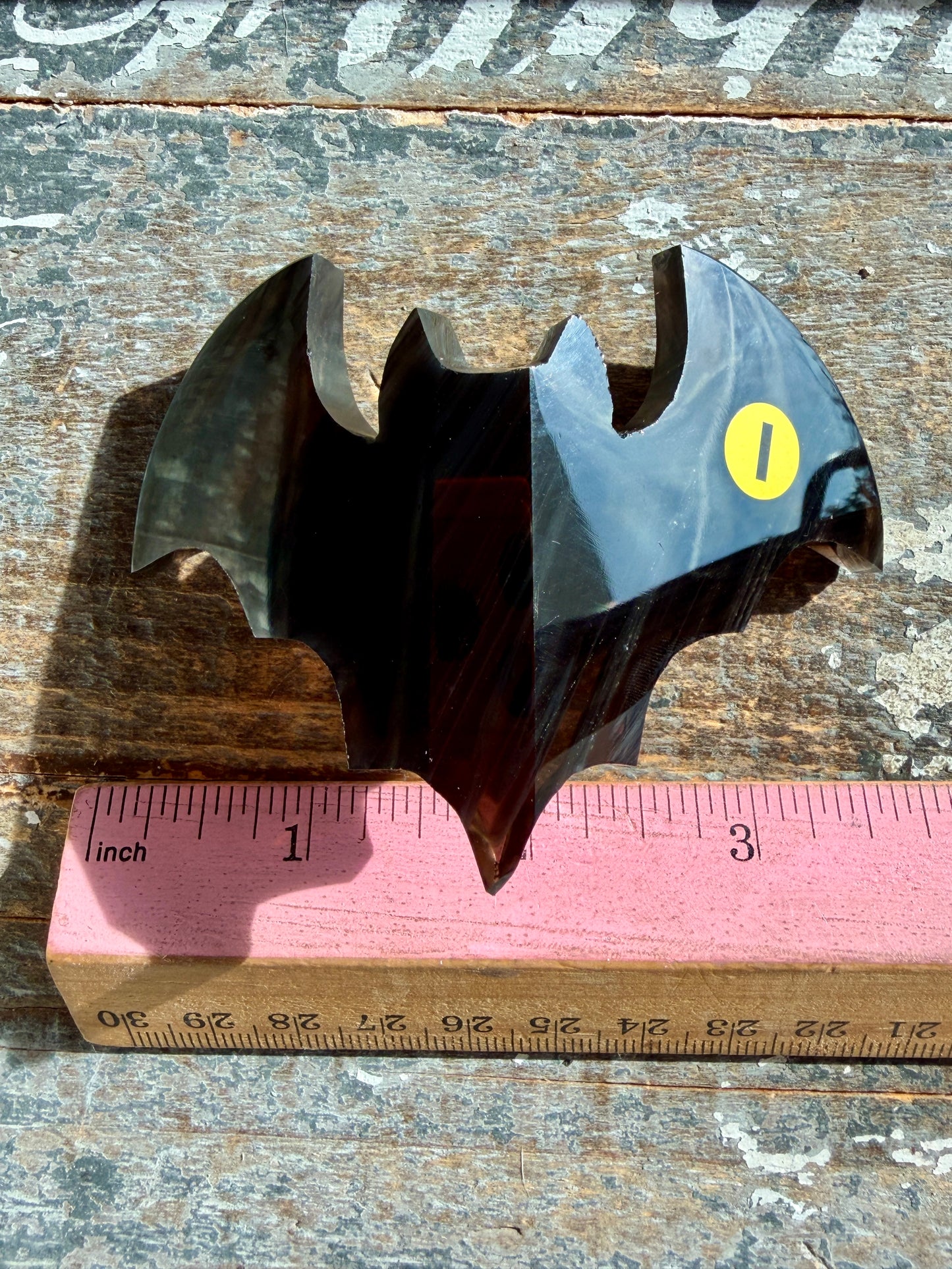 Spooky Midnight Lace Obsidian Bat | Opt I