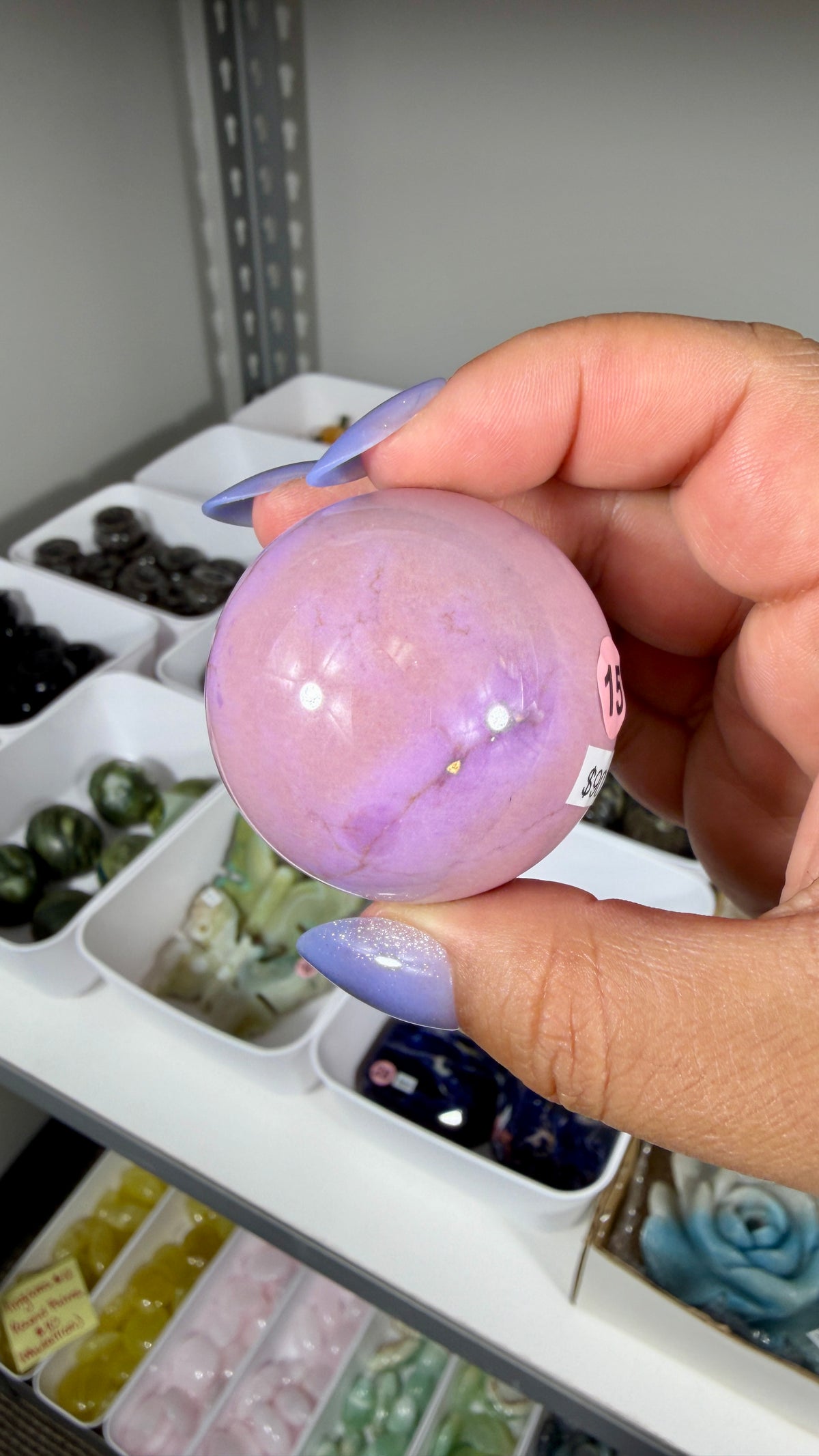 Gorgeous Phosphosiderite Sphere | Peru | Opt 15