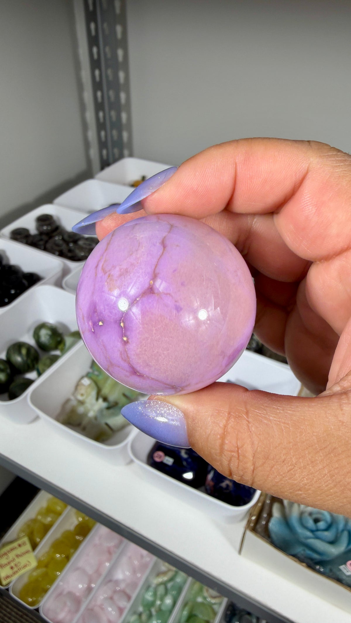 Gorgeous Phosphosiderite Sphere | Peru | Opt 15