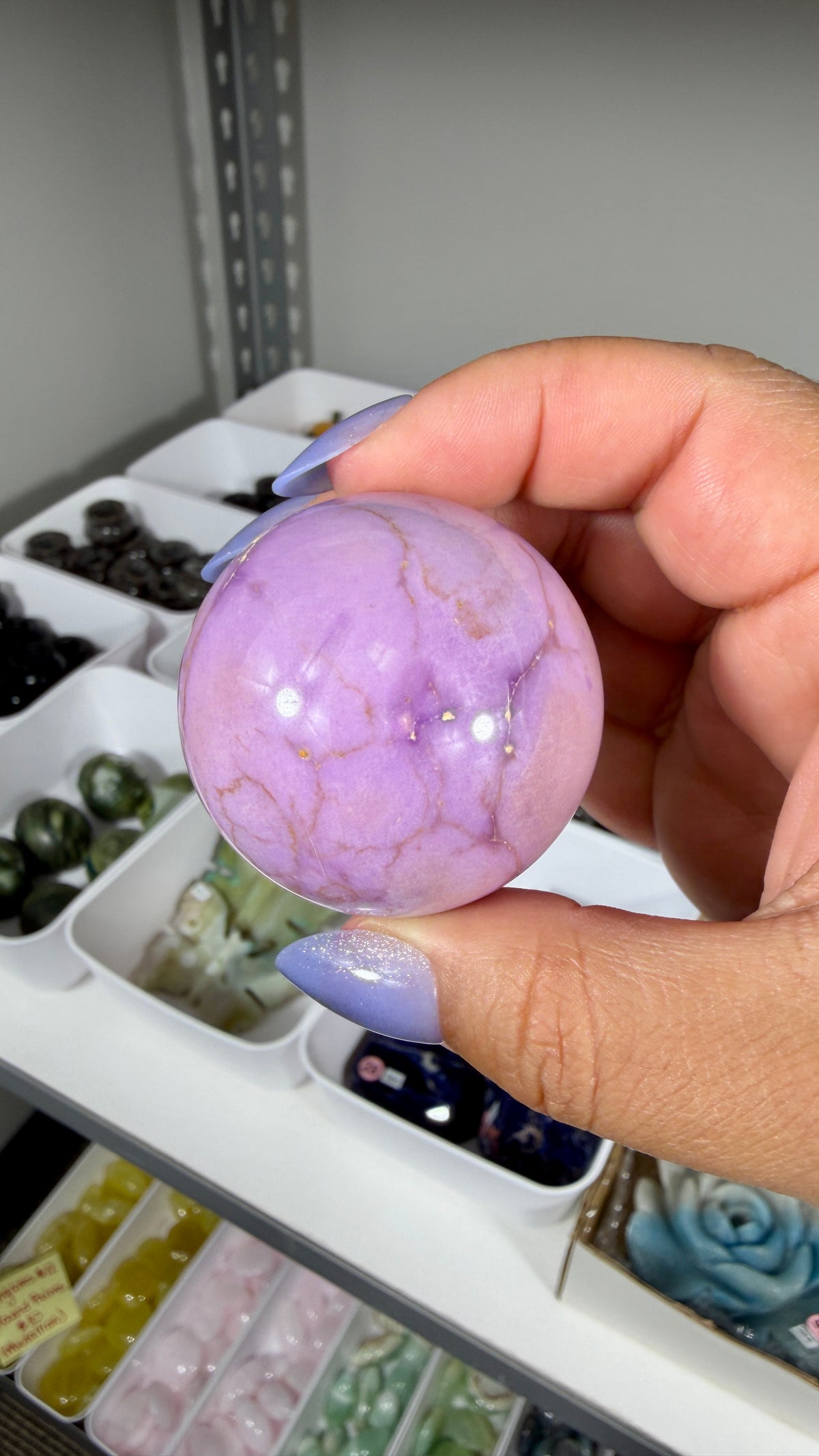 Gorgeous Phosphosiderite Sphere | Peru | Opt 15