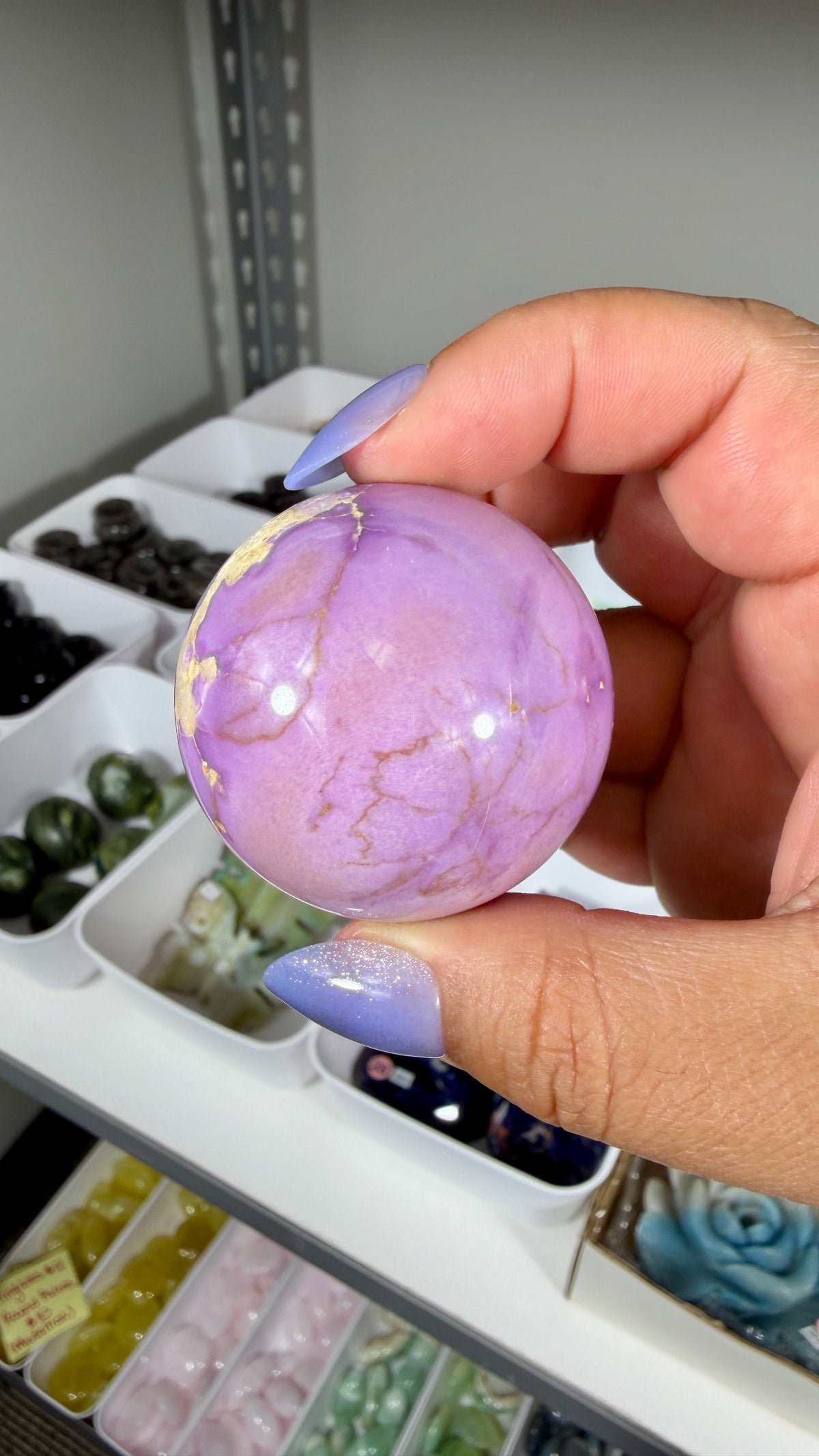 Gorgeous Phosphosiderite Sphere | Peru | Opt 15