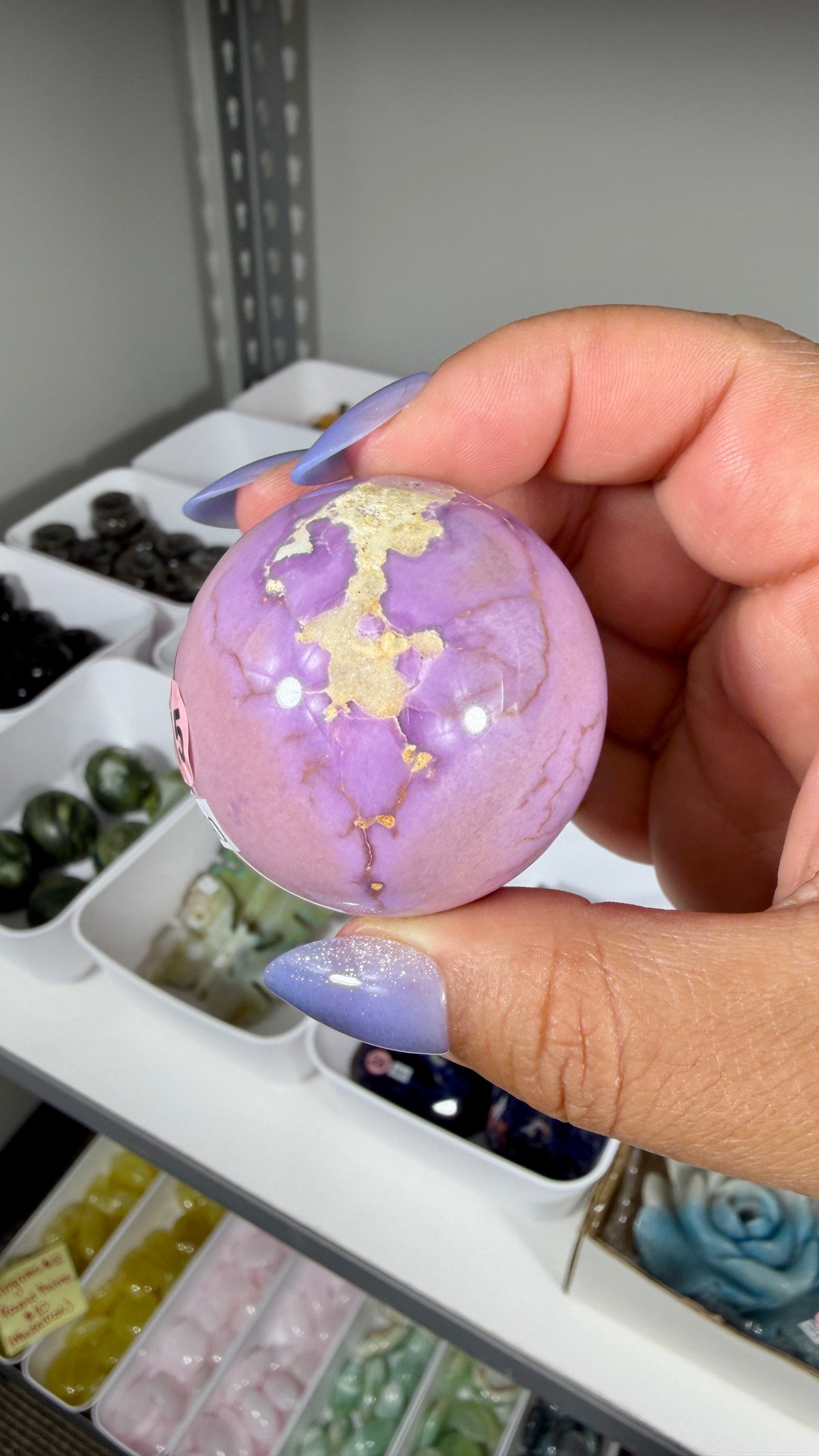 Gorgeous Phosphosiderite Sphere | Peru | Opt 15