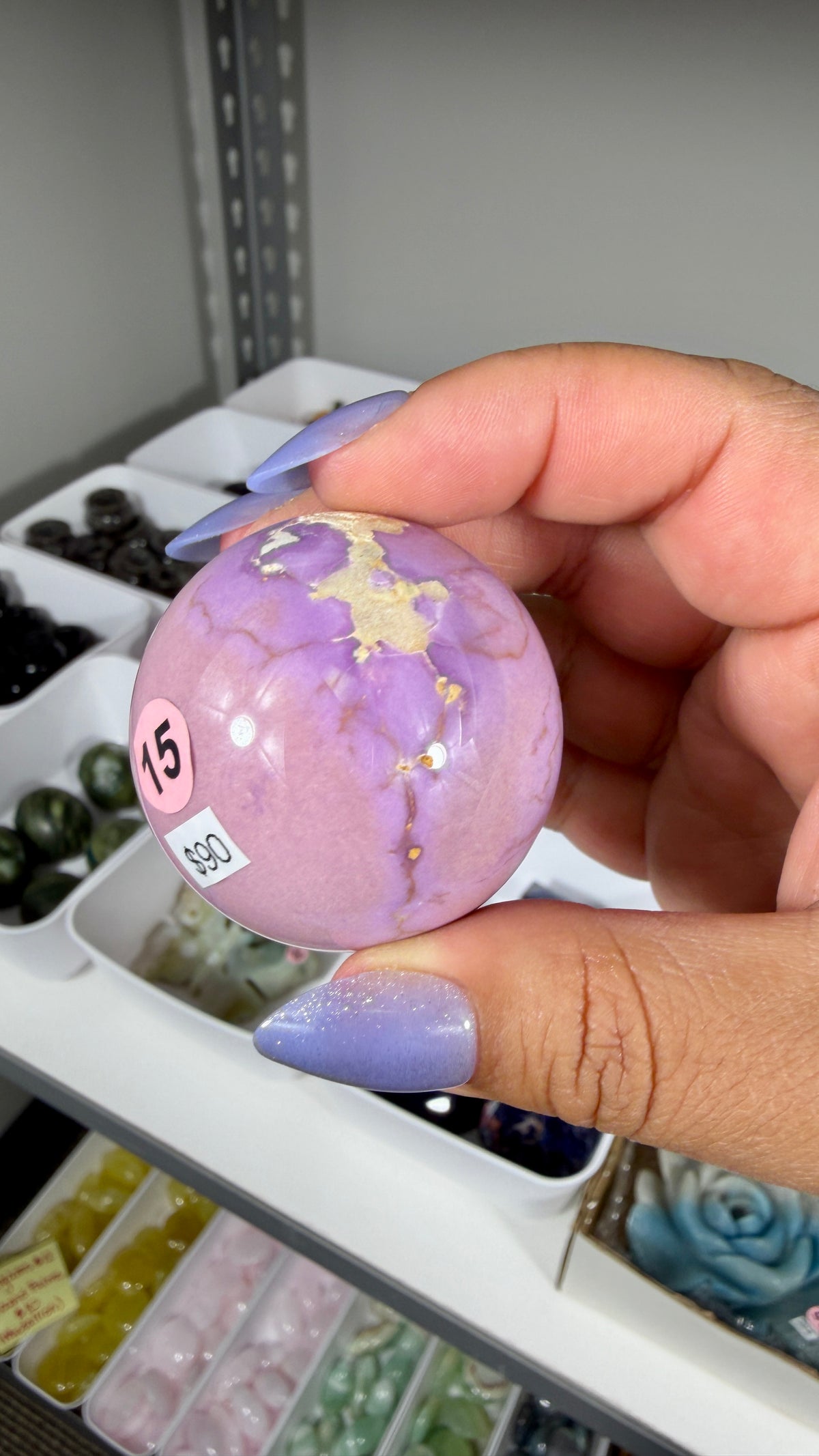 Gorgeous Phosphosiderite Sphere | Peru | Opt 15
