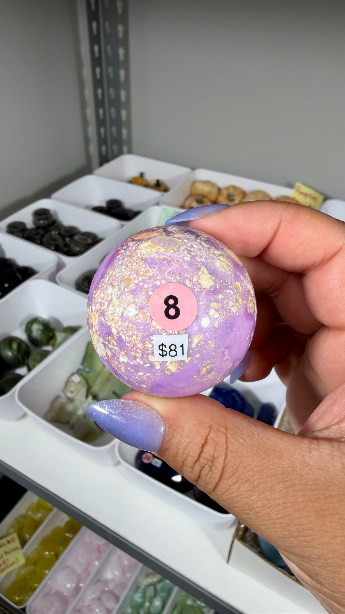 Gorgeous Phosphosiderite Sphere | Peru | Opt 8