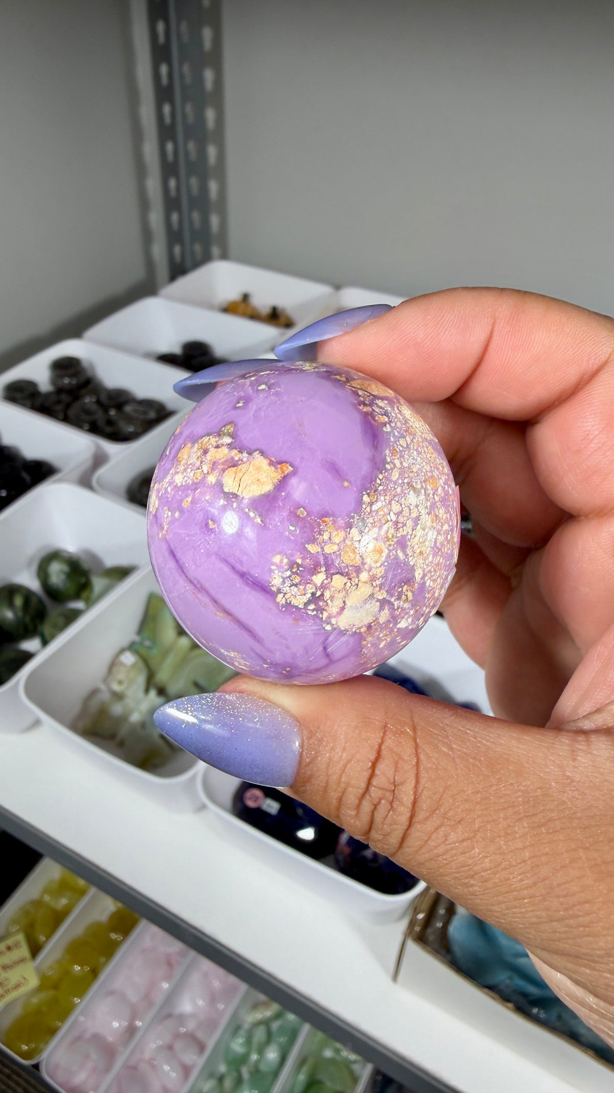 Gorgeous Phosphosiderite Sphere | Peru | Opt 8