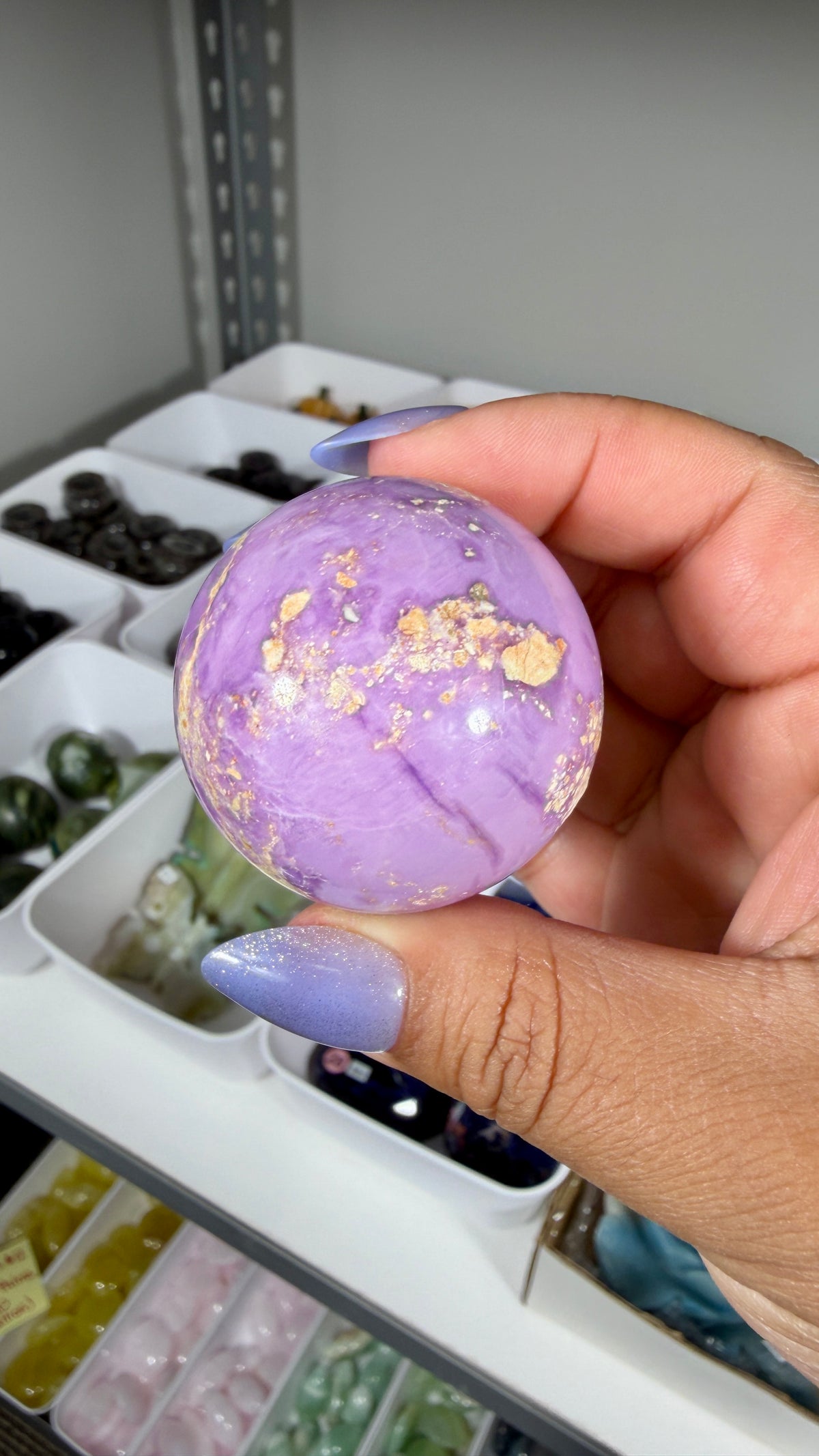 Gorgeous Phosphosiderite Sphere | Peru | Opt 8