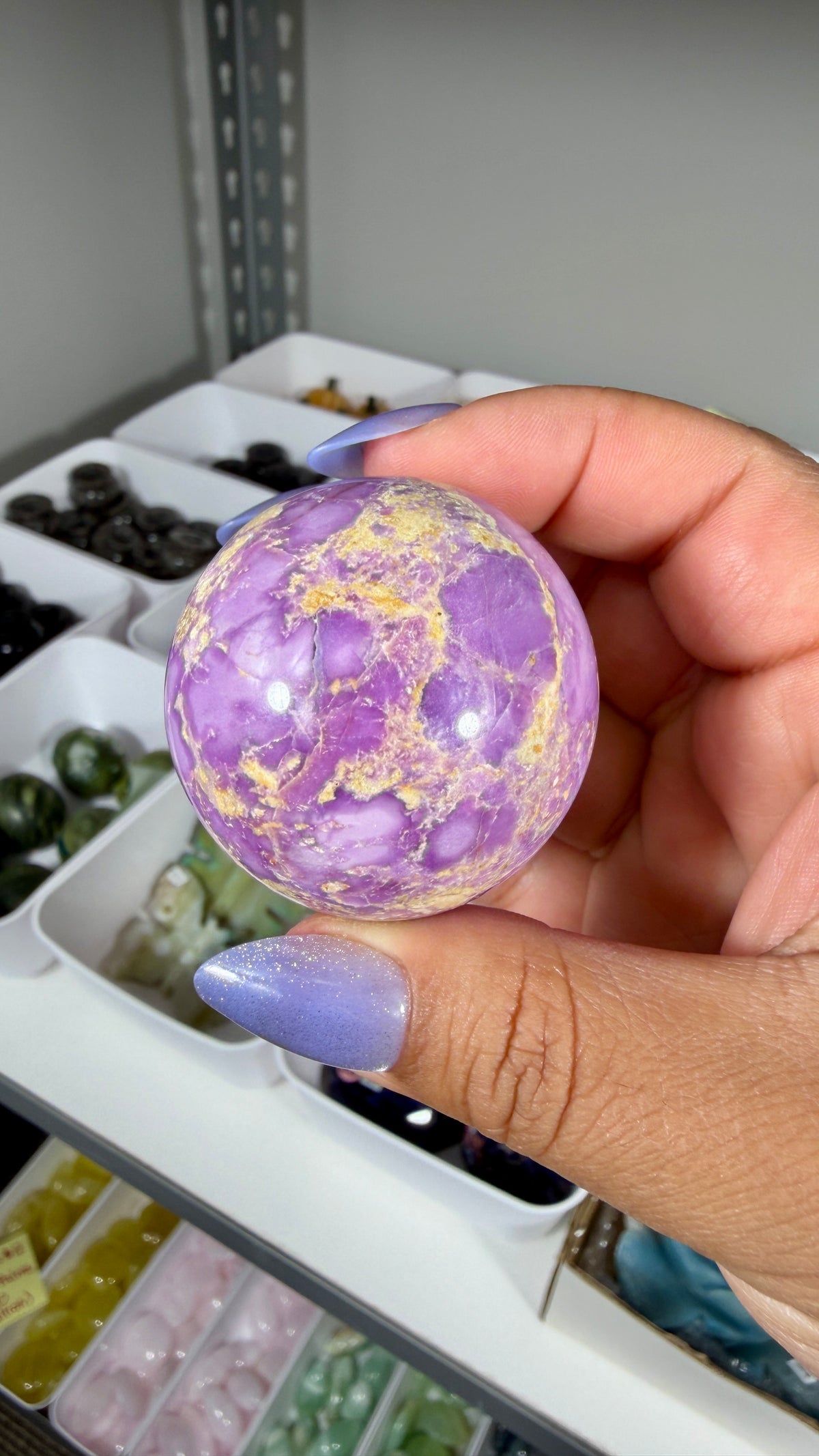 Gorgeous Phosphosiderite Sphere | Peru | Opt 8