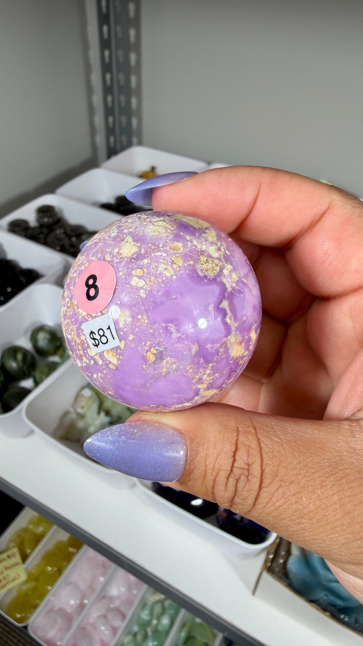 Gorgeous Phosphosiderite Sphere | Peru | Opt 8