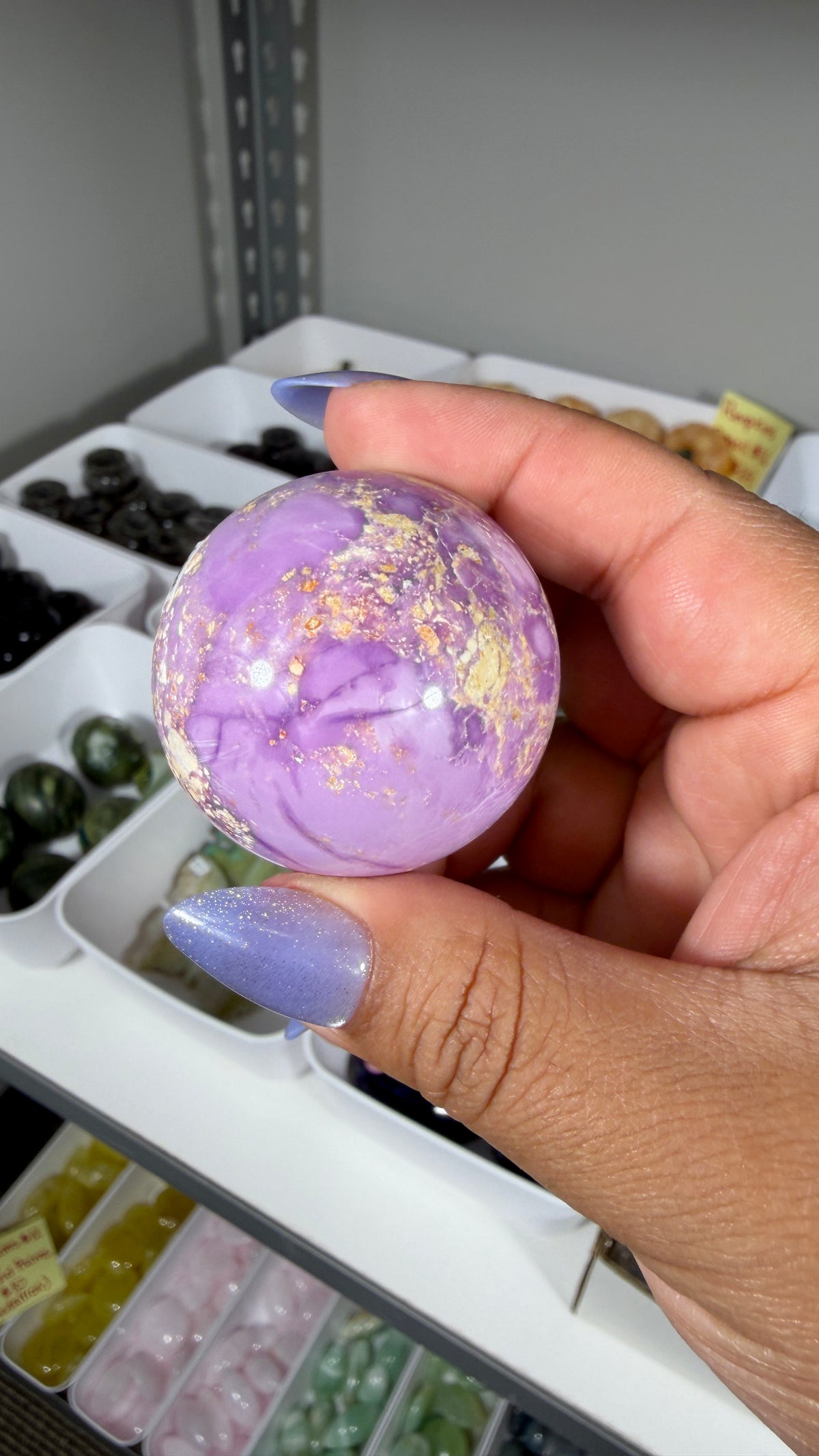 Gorgeous Phosphosiderite Sphere | Peru | Opt 8