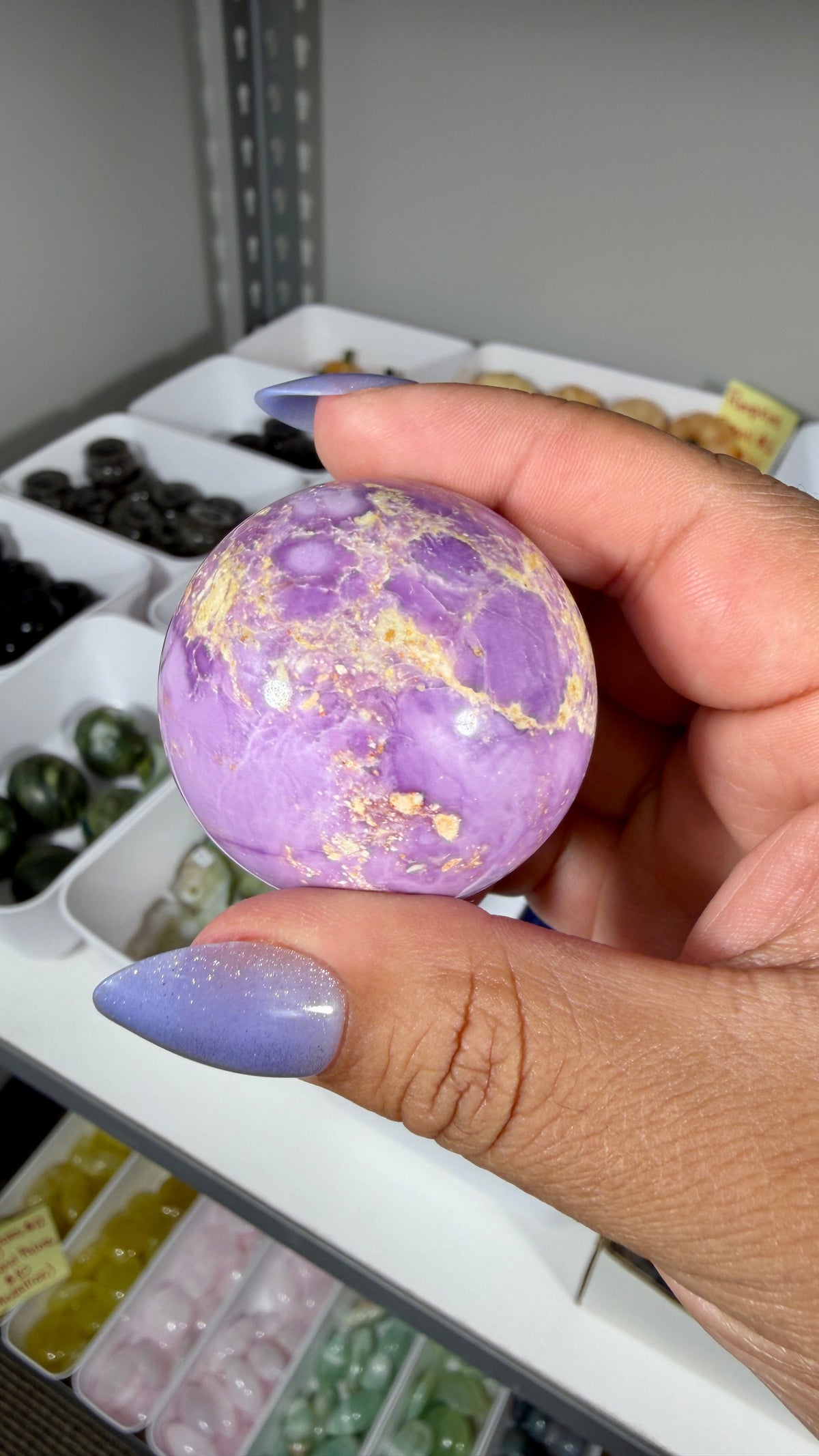 Gorgeous Phosphosiderite Sphere | Peru | Opt 8