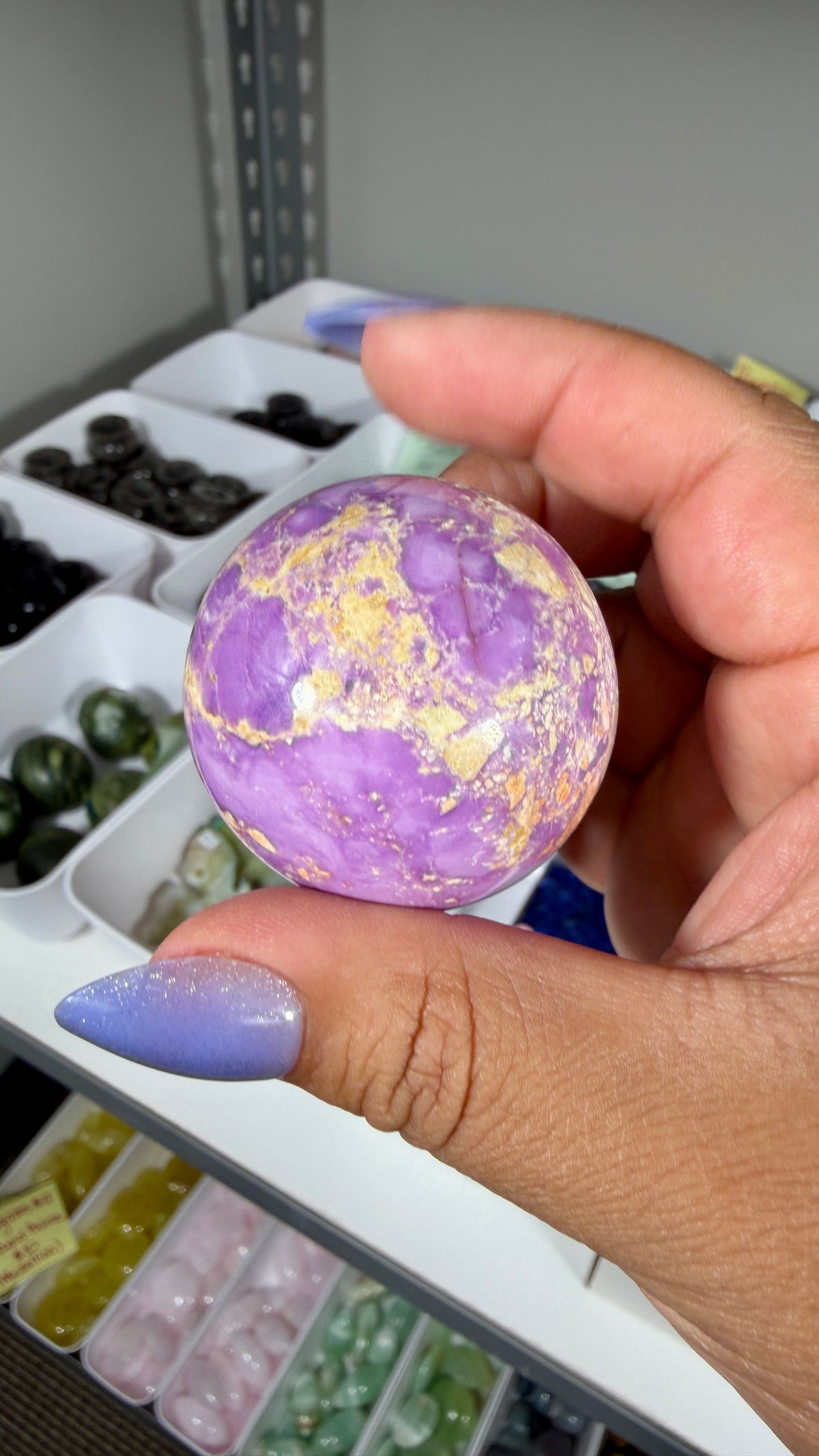 Gorgeous Phosphosiderite Sphere | Peru | Opt 8
