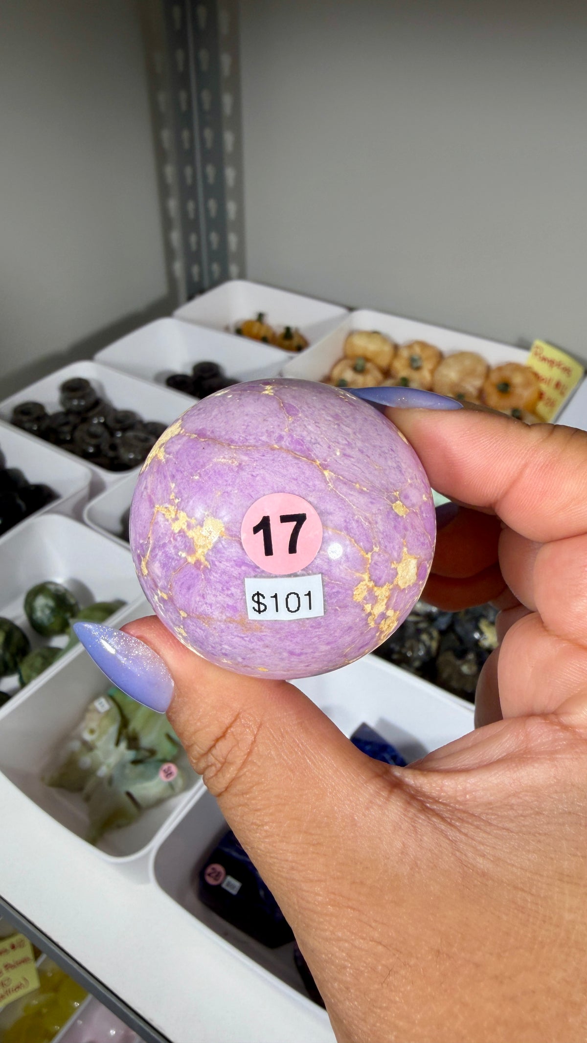 Gorgeous Phosphosiderite Sphere | Peru | Opt 17