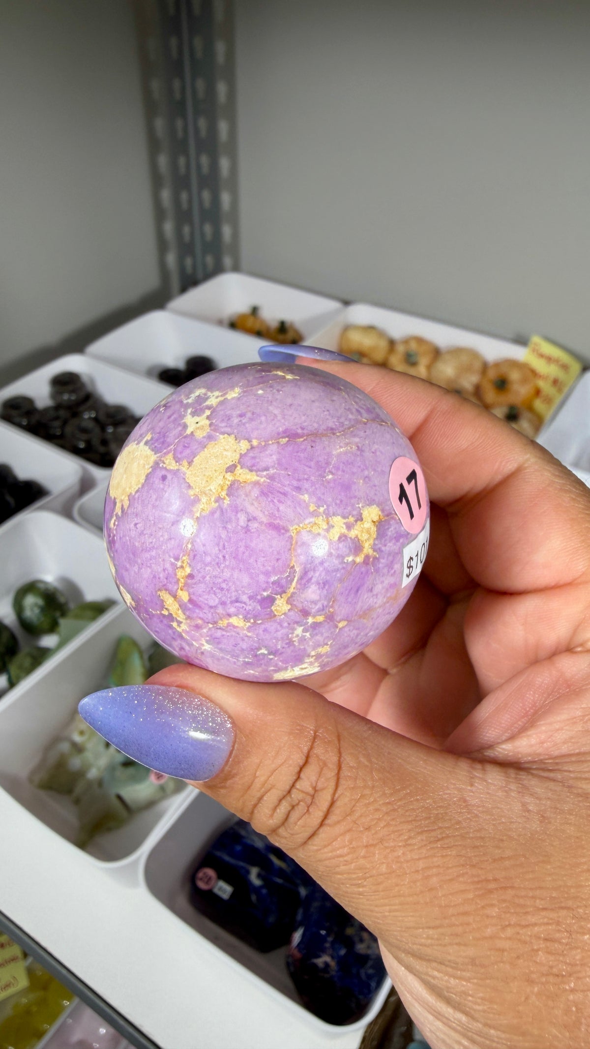 Gorgeous Phosphosiderite Sphere | Peru | Opt 17
