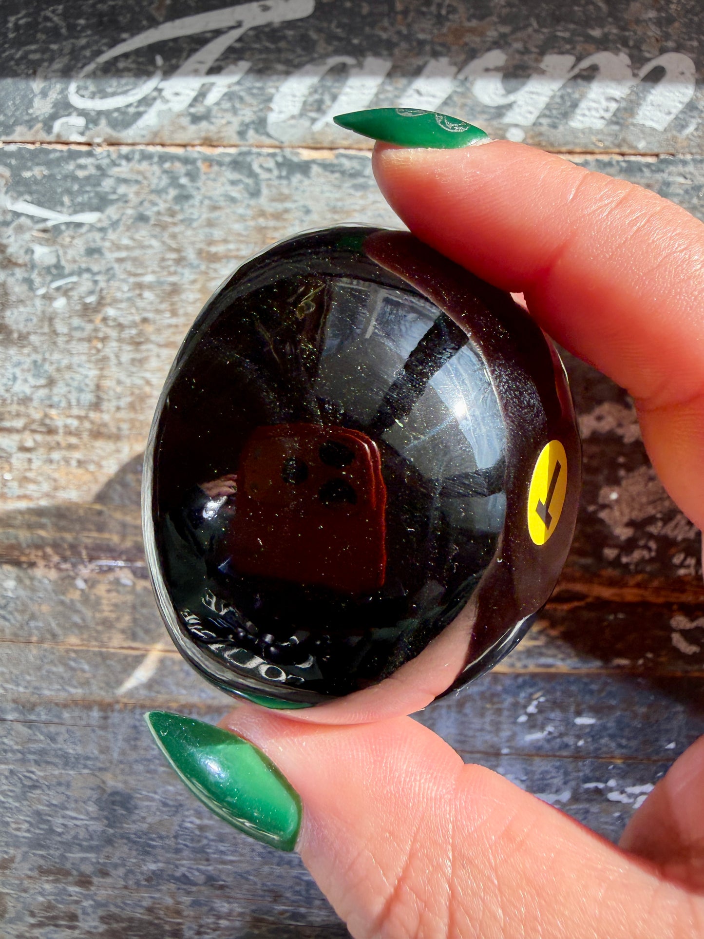 Spooky Midnight Lace Obsidian Mini Bowl | Opt T