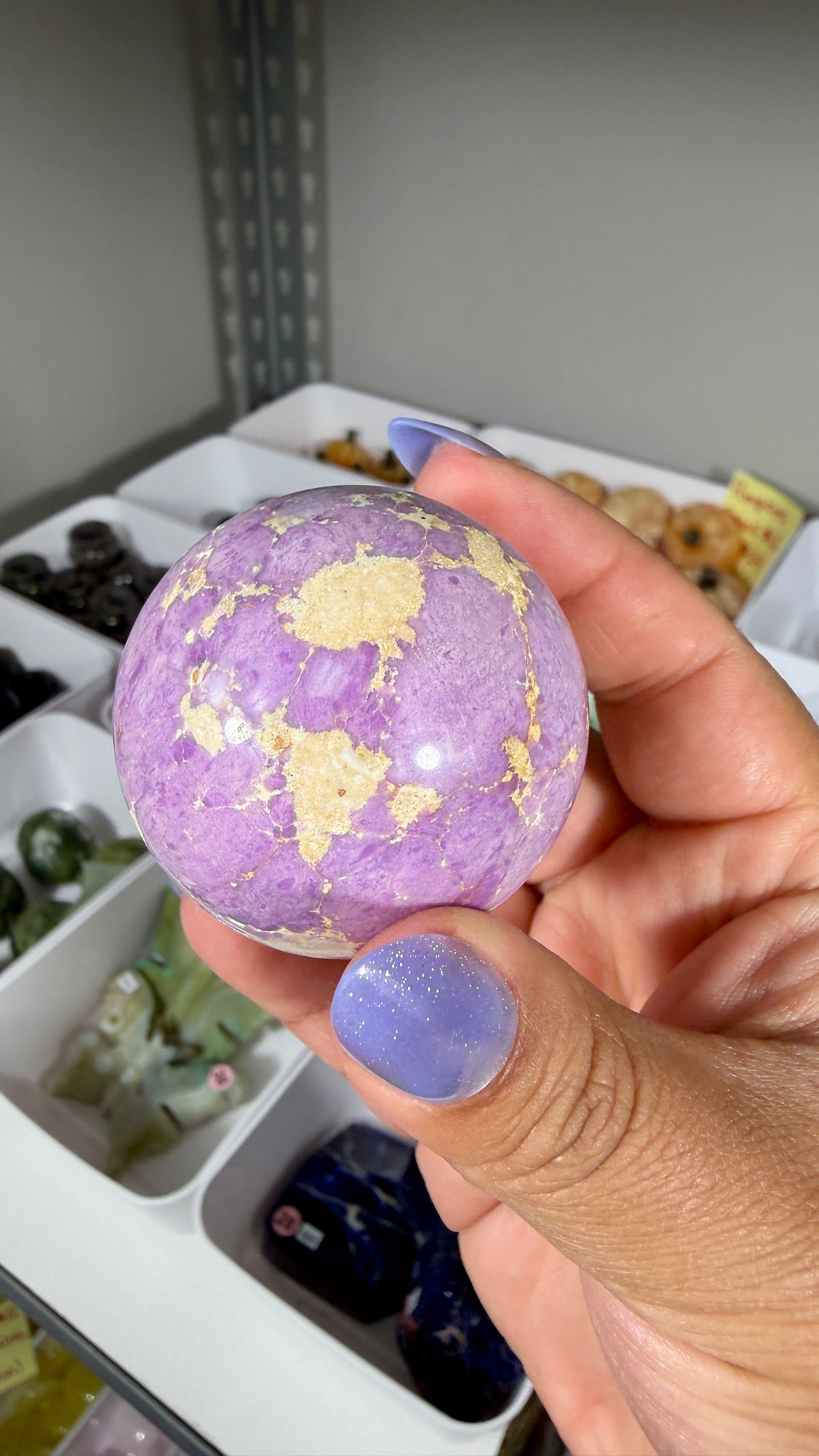 Gorgeous Phosphosiderite Sphere | Peru | Opt 17
