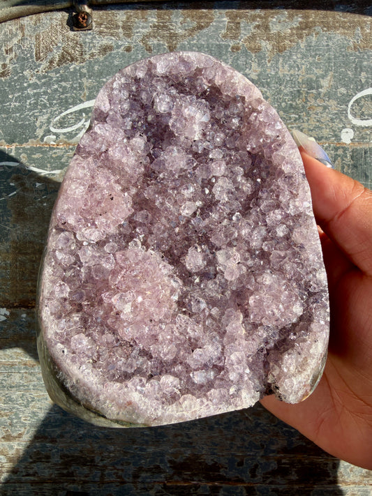 Gorgeous Amethyst Cut Base | Brazil | Opt 74