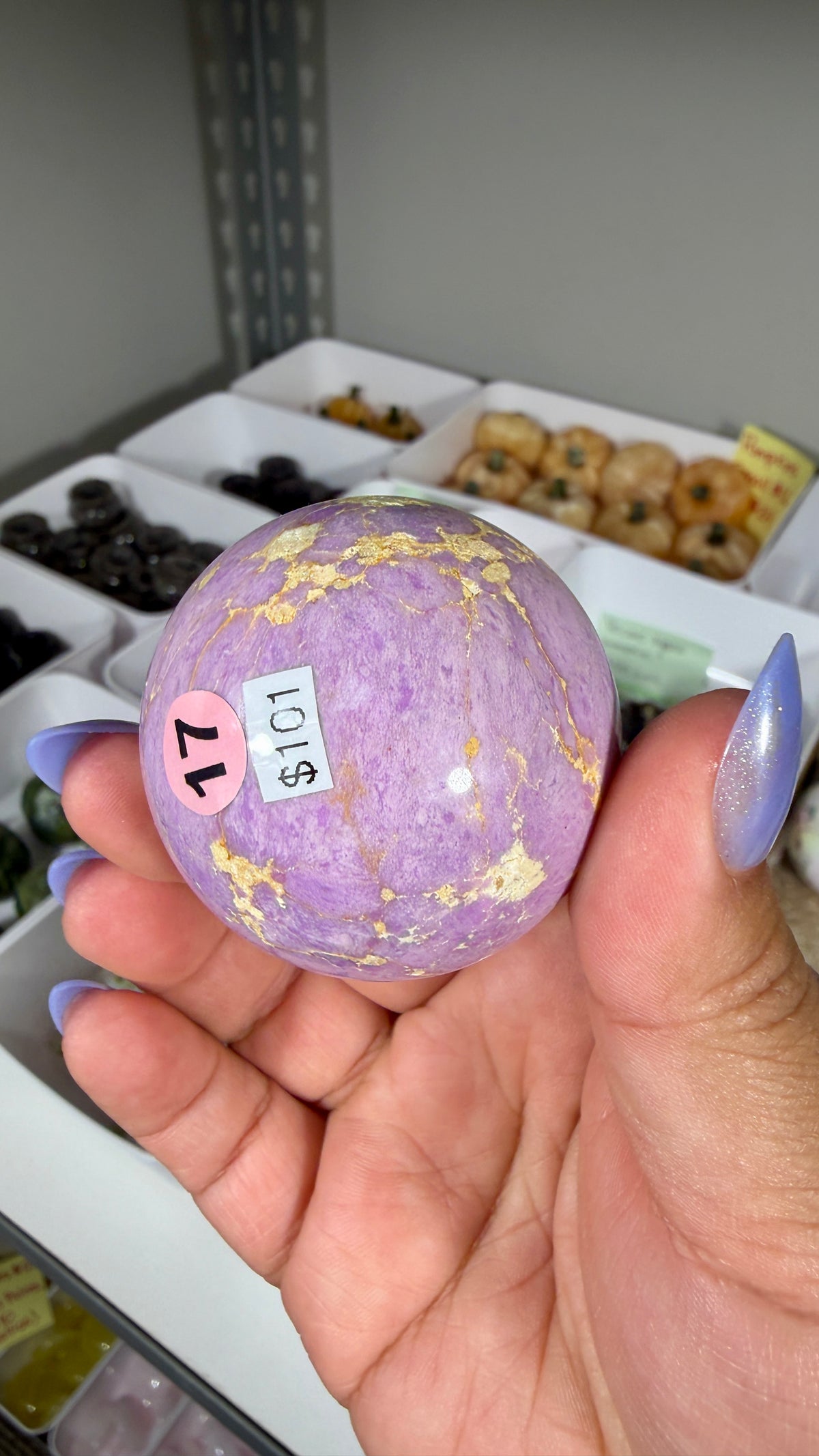 Gorgeous Phosphosiderite Sphere | Peru | Opt 17