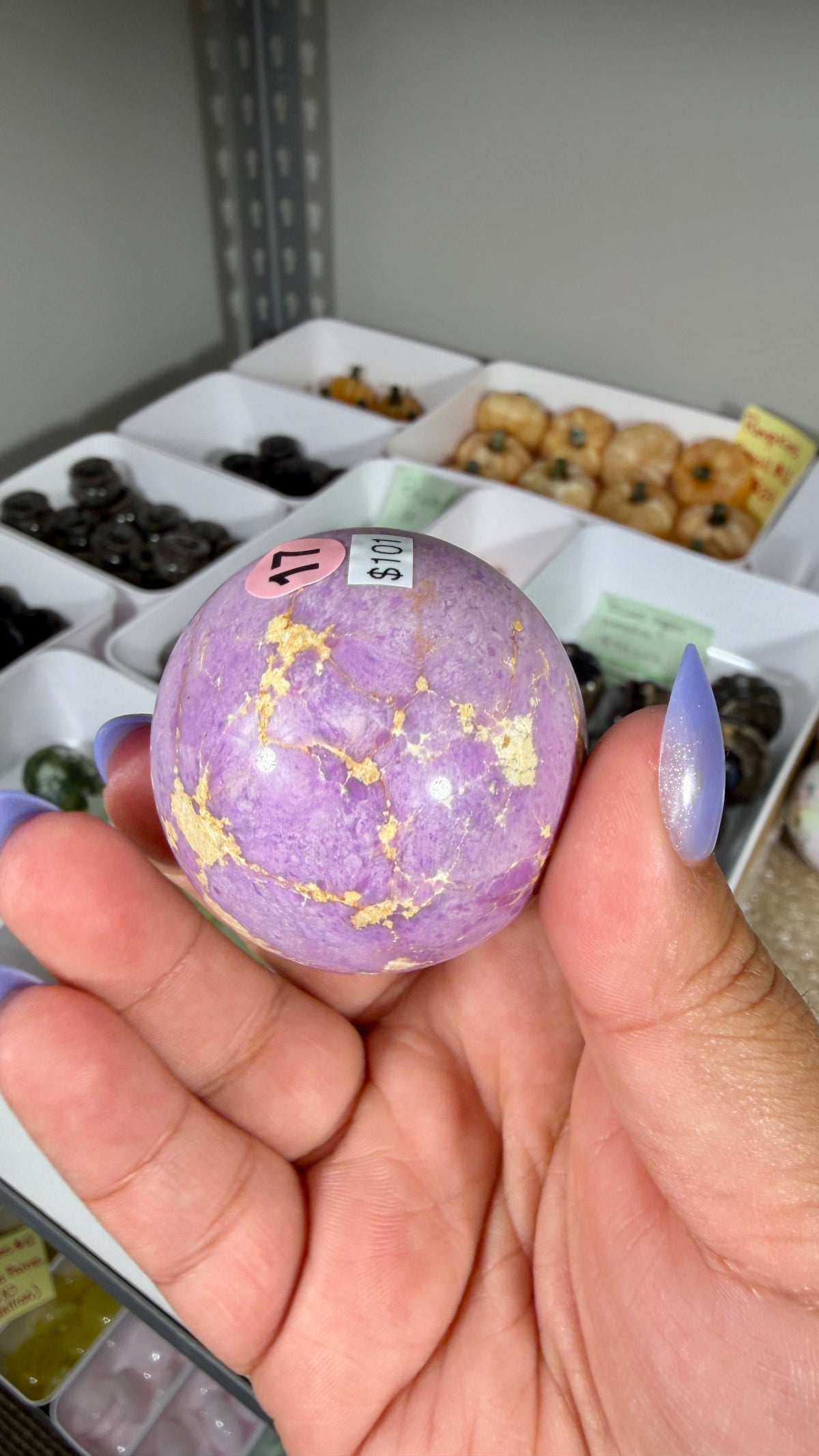 Gorgeous Phosphosiderite Sphere | Peru | Opt 17